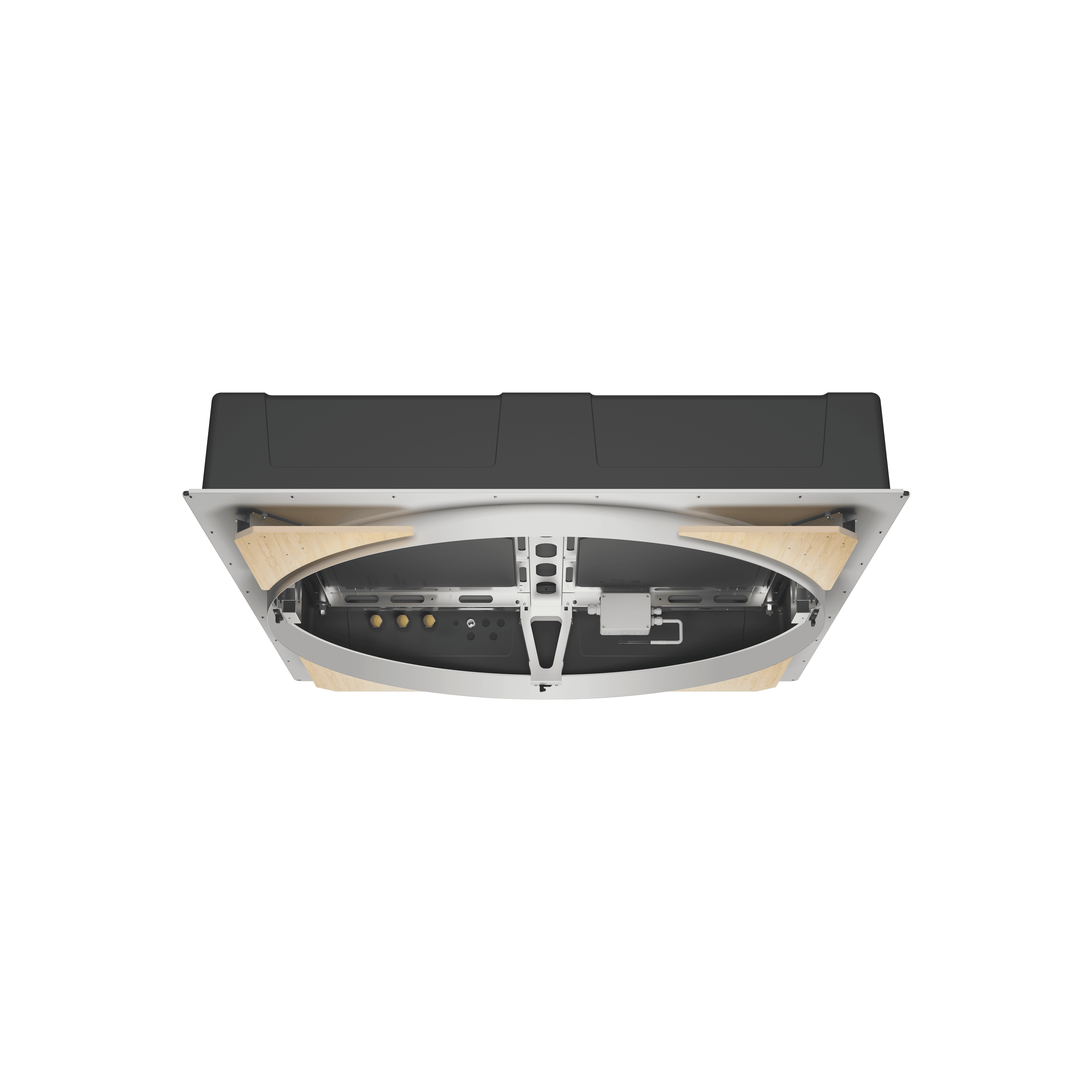 AQUAMOON Concealed ceiling installation box with color light -