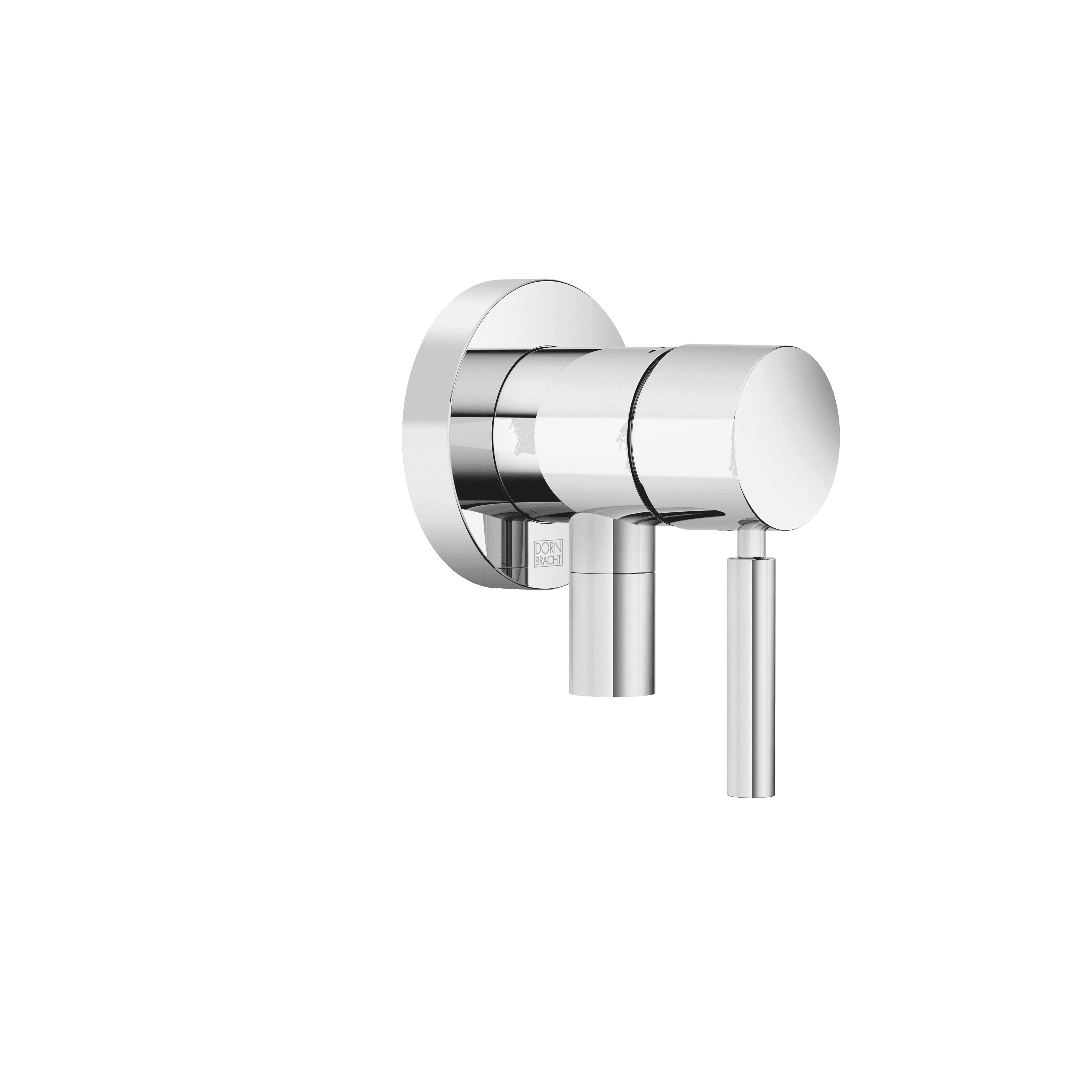 Concealed single-lever mixer with cover plate with integrated shower connection