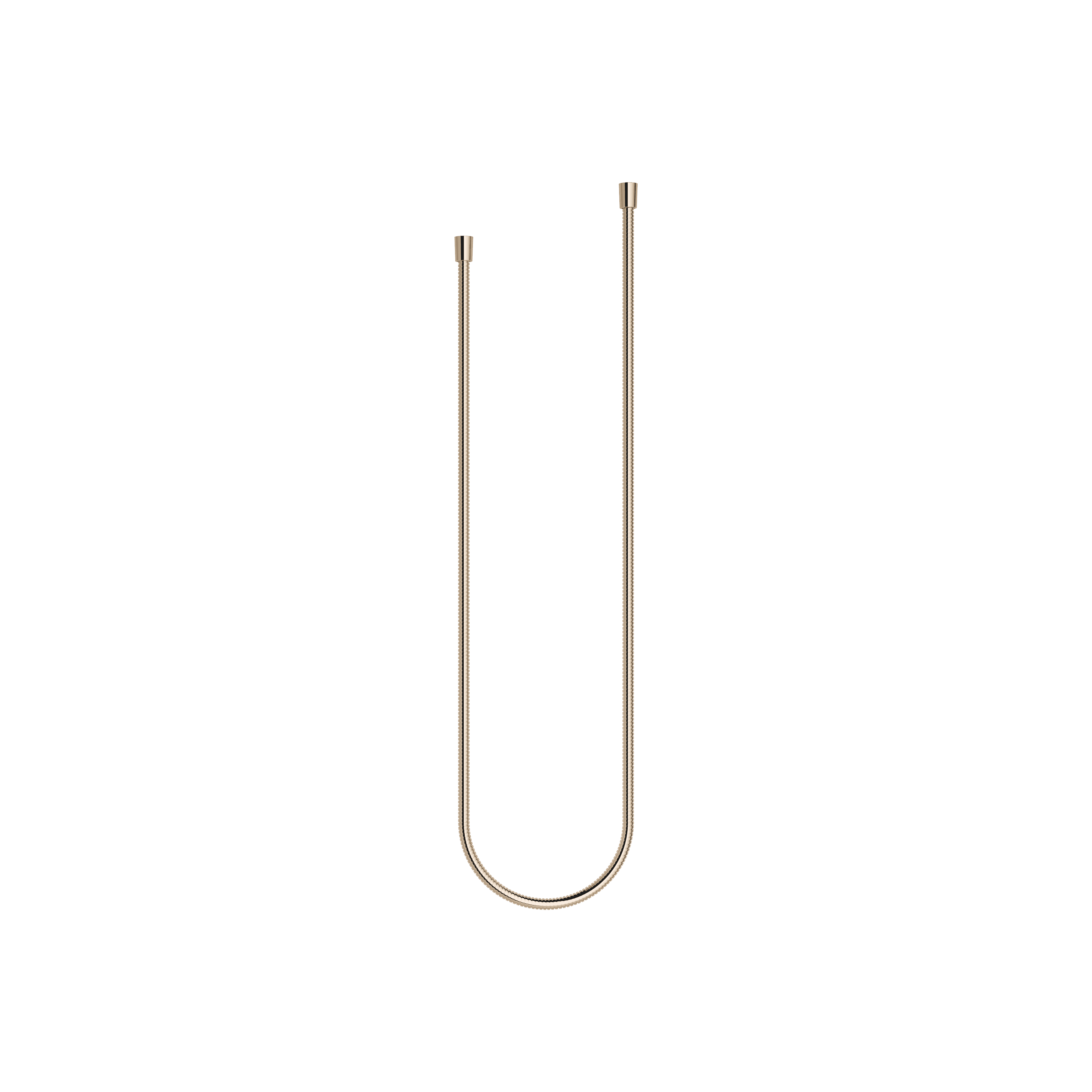 Metal shower hose 1/2" x 1/2" x 1750 mm in Light Gold (PVD)