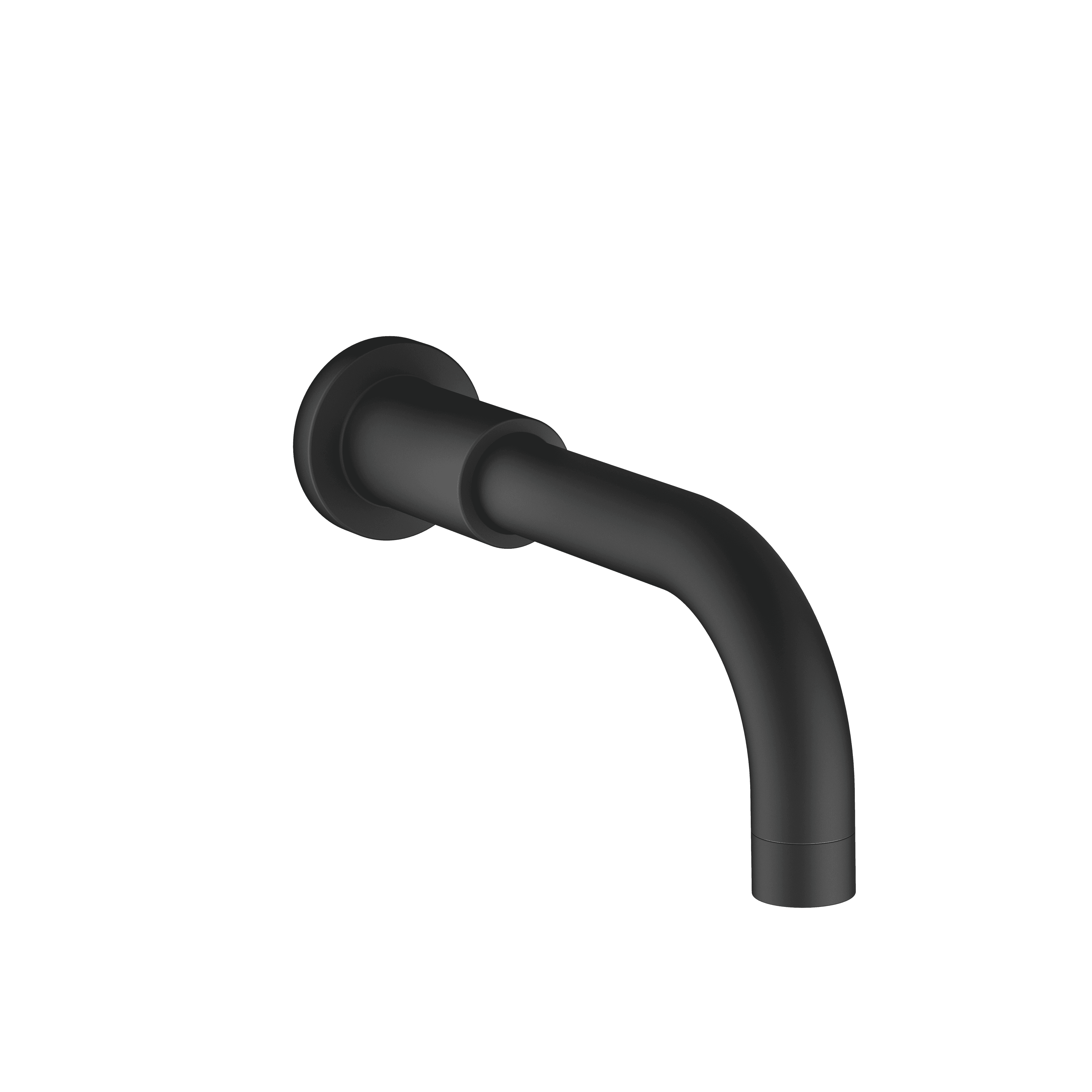 TARA Bath spout for wall mounting in Matte Black