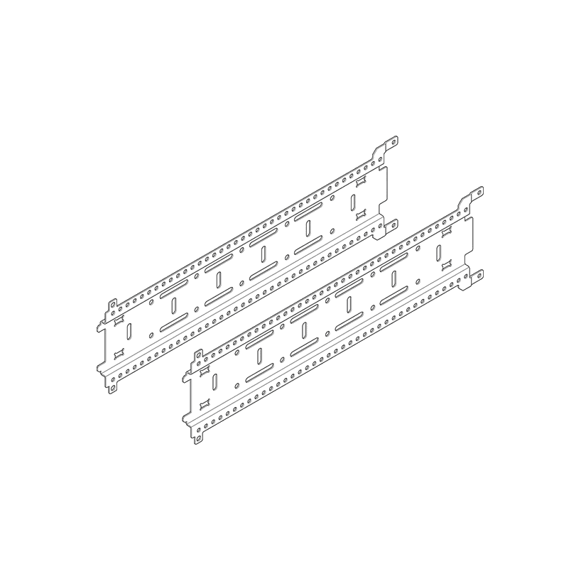 xGRID Installation track set - in Standard finish
