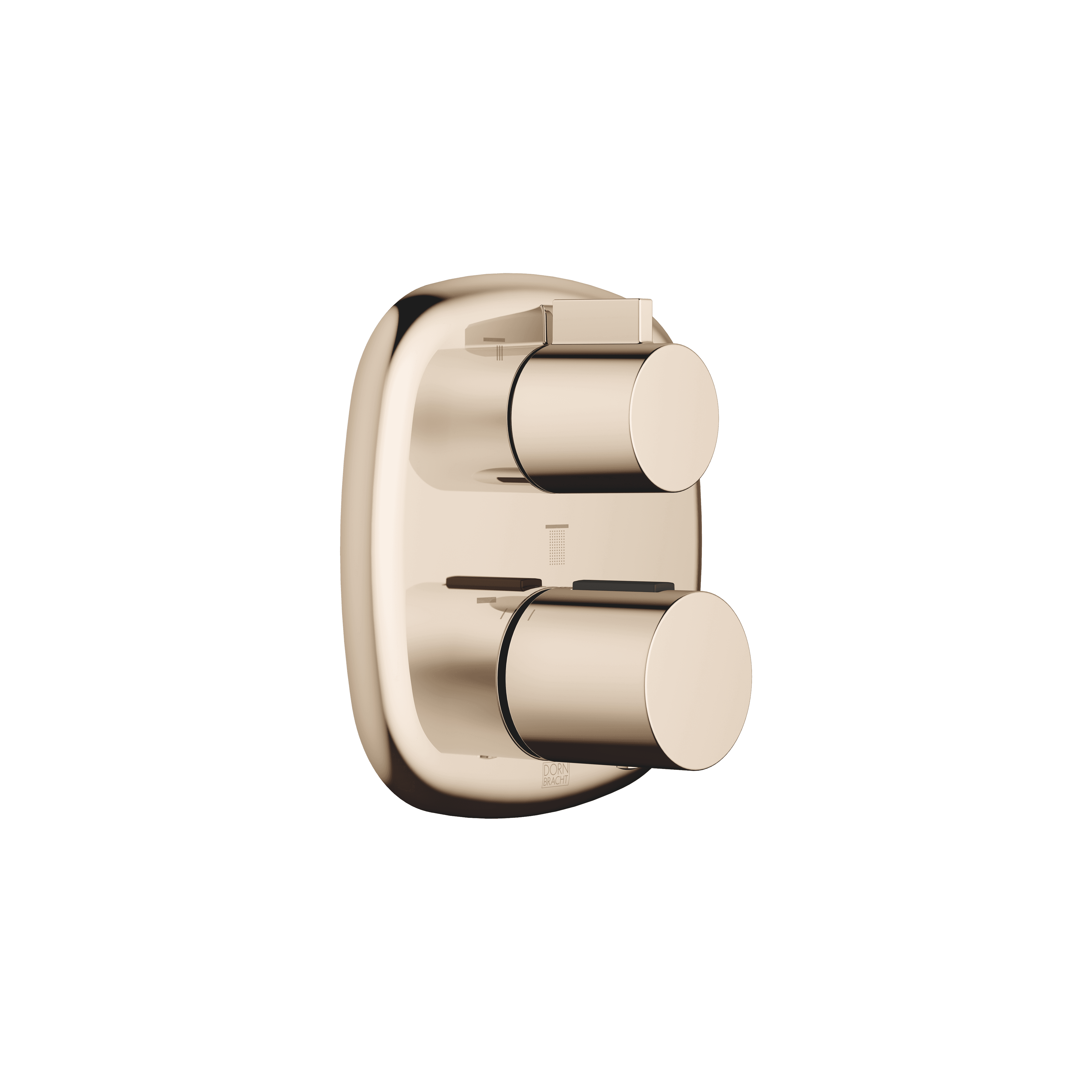 COYA Concealed thermostat with three function volume control in Champagne (22kt Gold)