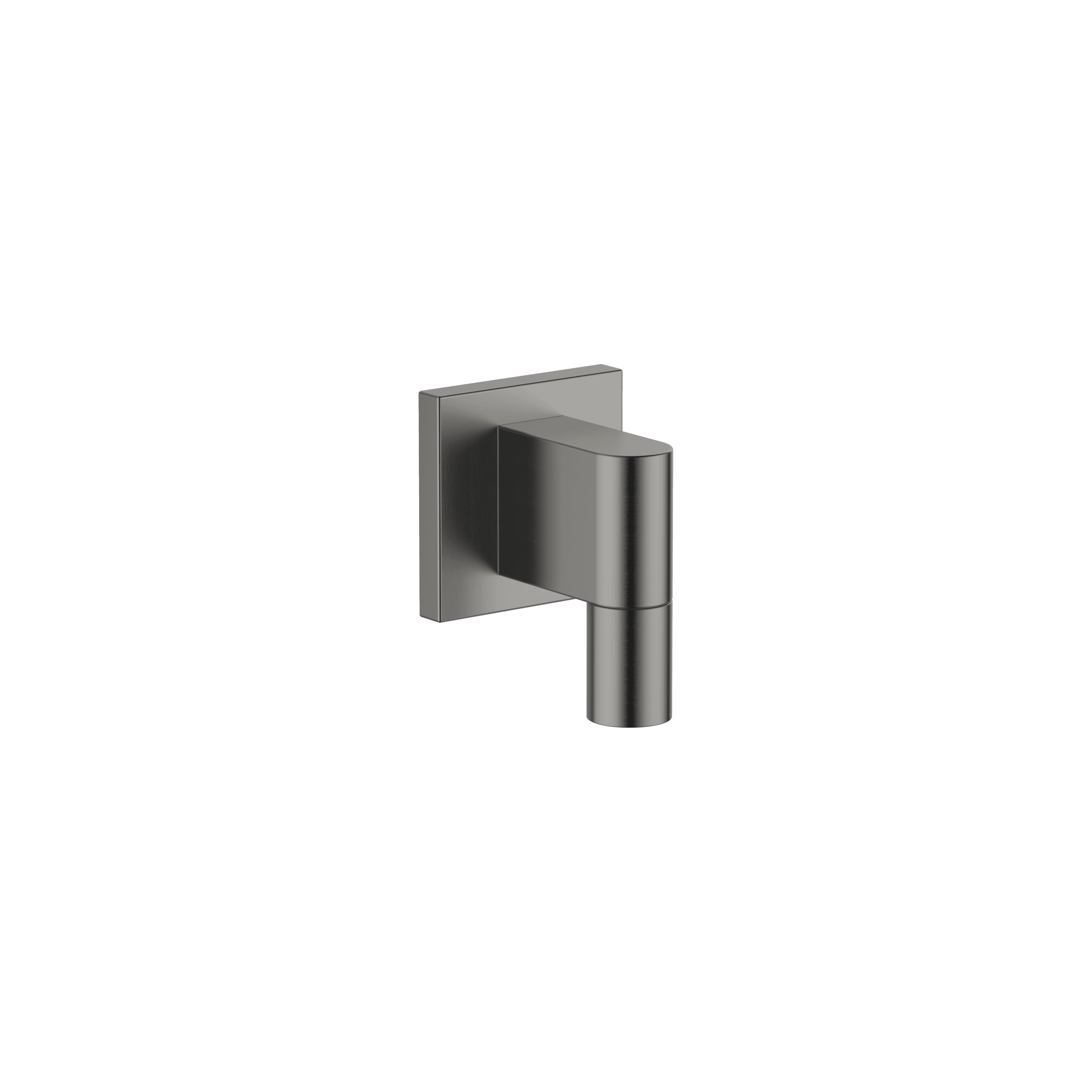 Wall elbow in Brushed Dark Platinum