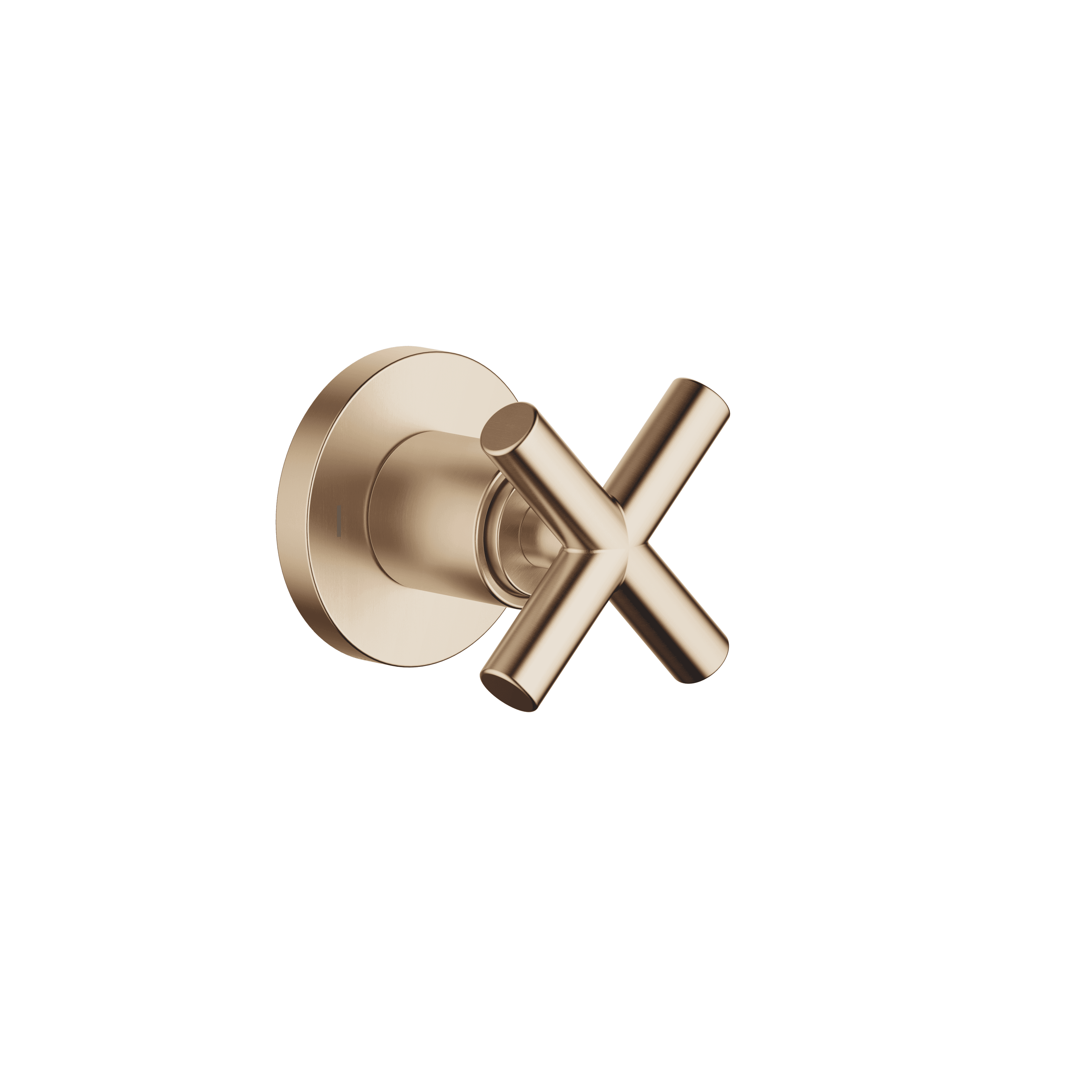 TARA Concealed two-way diverter in Brushed Champagne (22kt Gold)