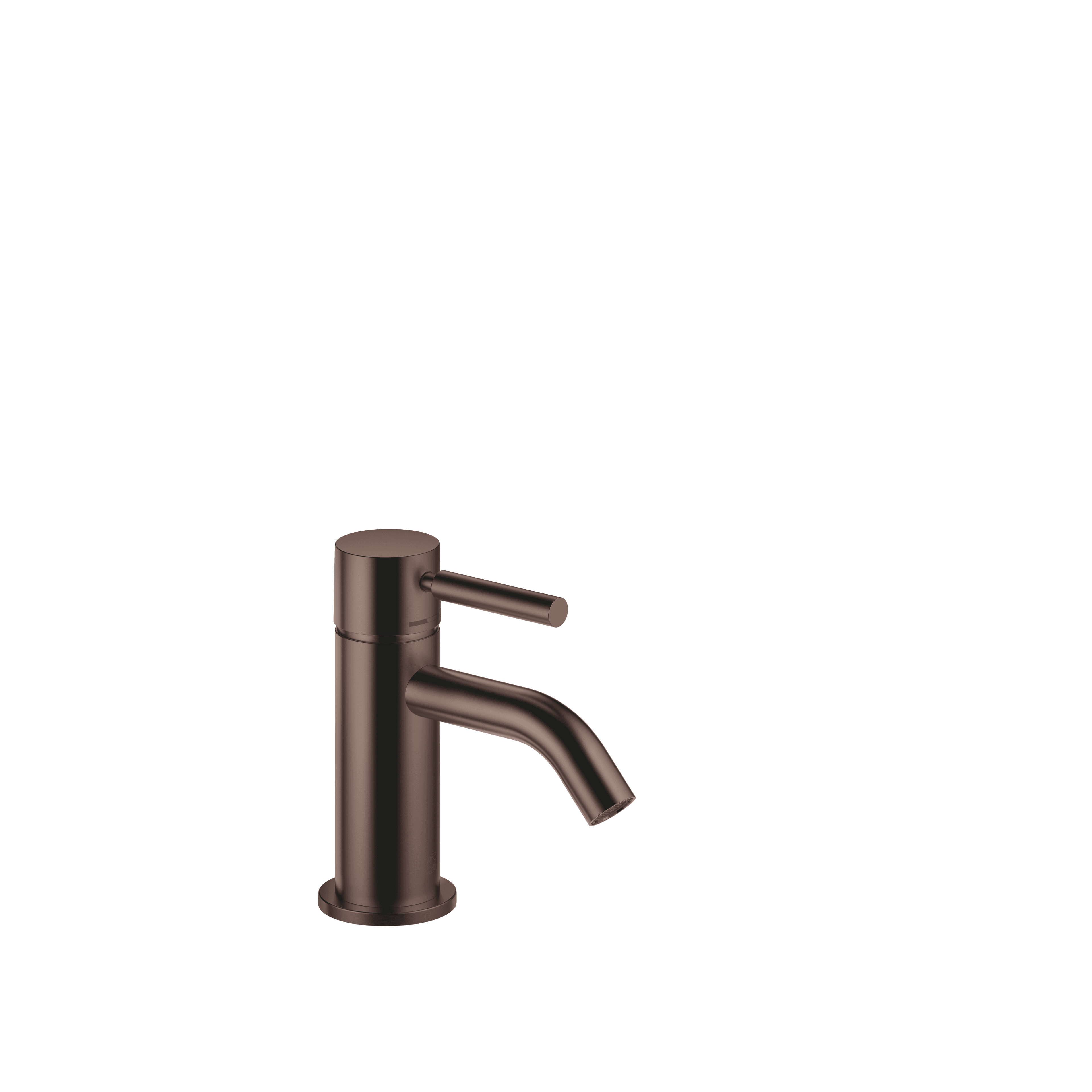 META Single-lever basin mixer without pop-up waste in Brushed Dark Bronze (PVD)