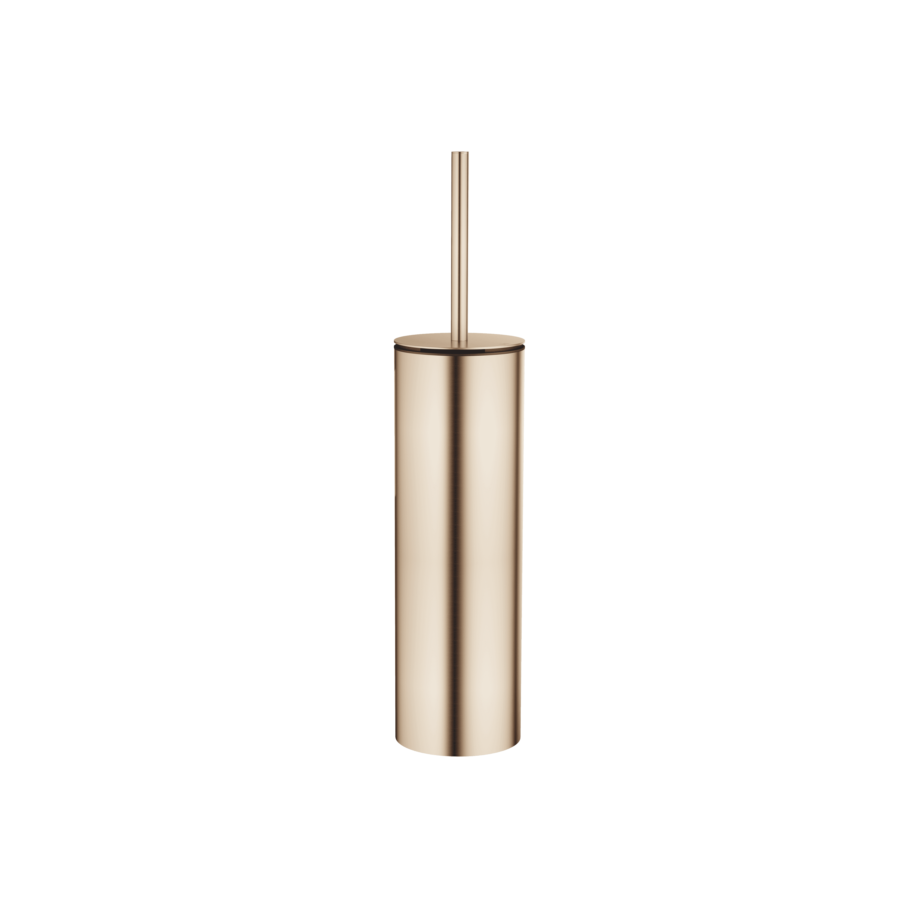 Toilet brush set free-standing model in Brushed Champagne (22kt Gold)