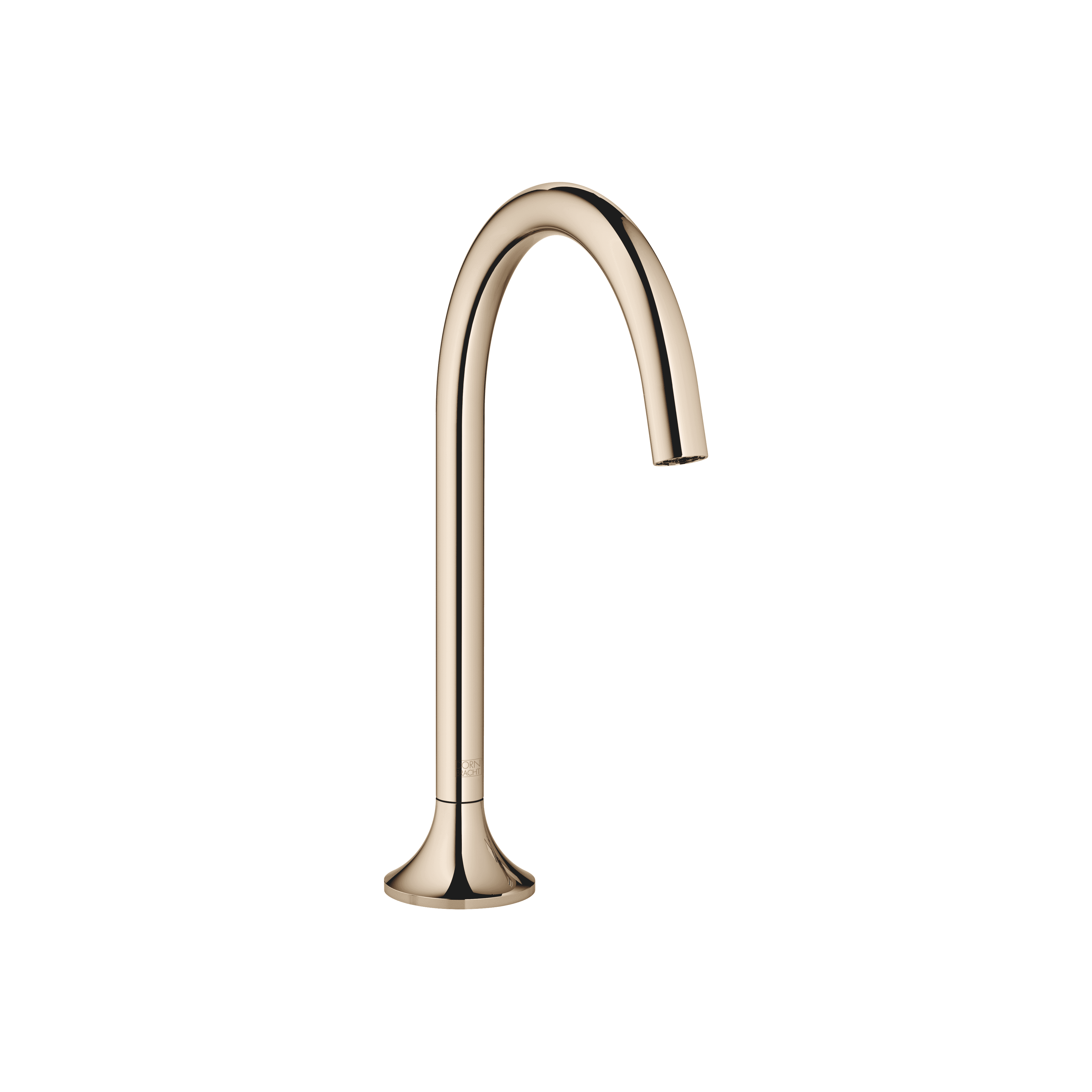 VAIA Deck-mounted basin spout without pop-up waste in Champagne (22kt Gold)
