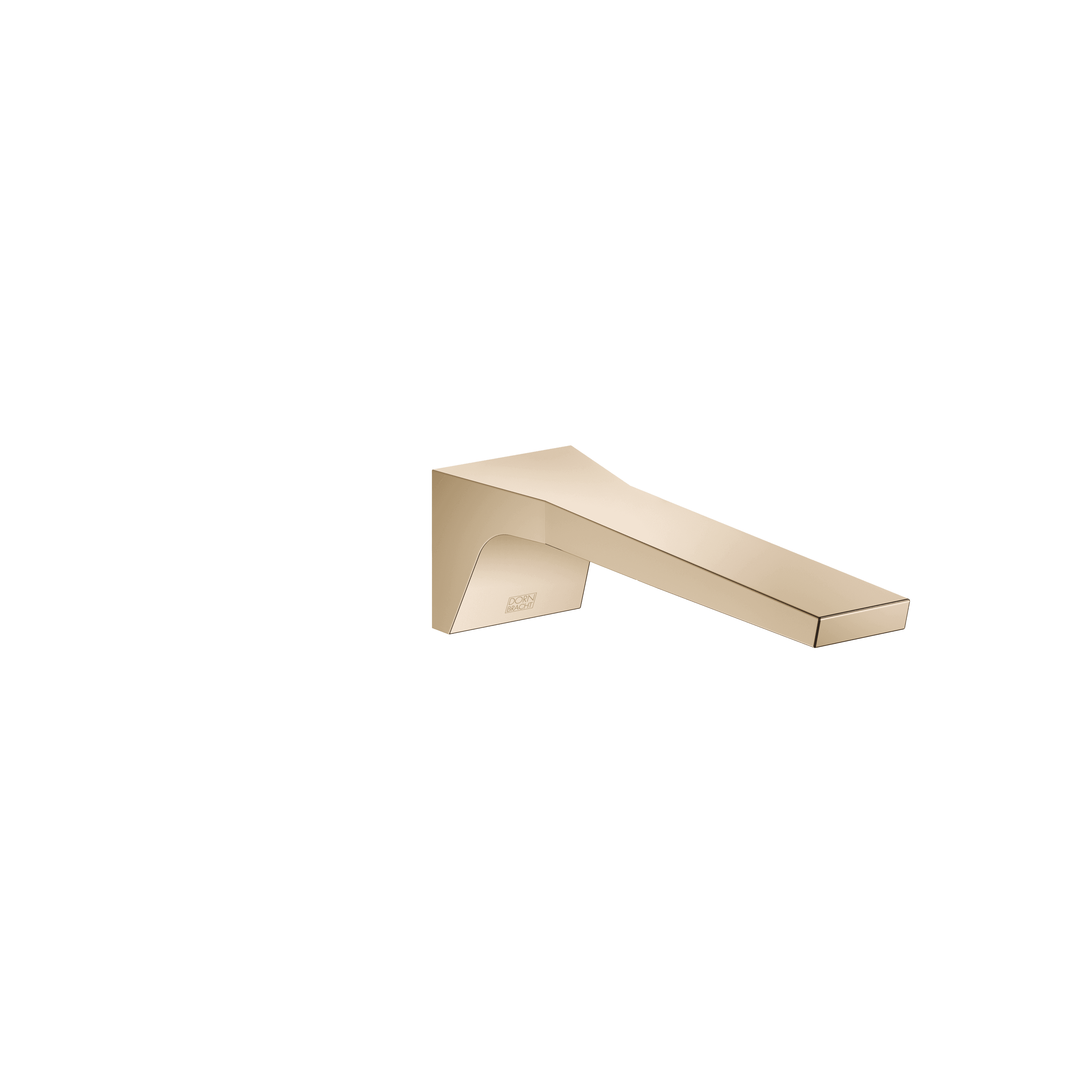 CL.1 Wall-mounted basin spout without pop-up waste in Champagne (22kt Gold)