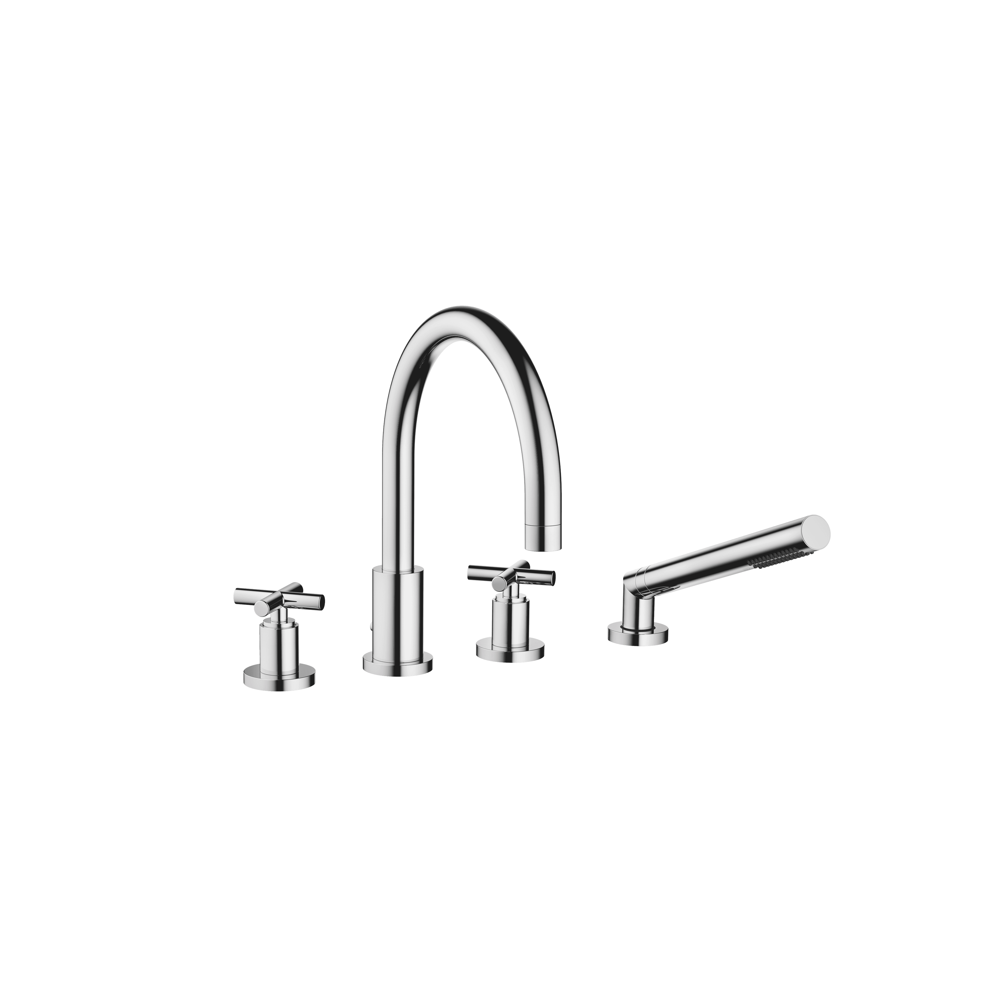 TARA Bath shower set for bath rim or tile edge installation