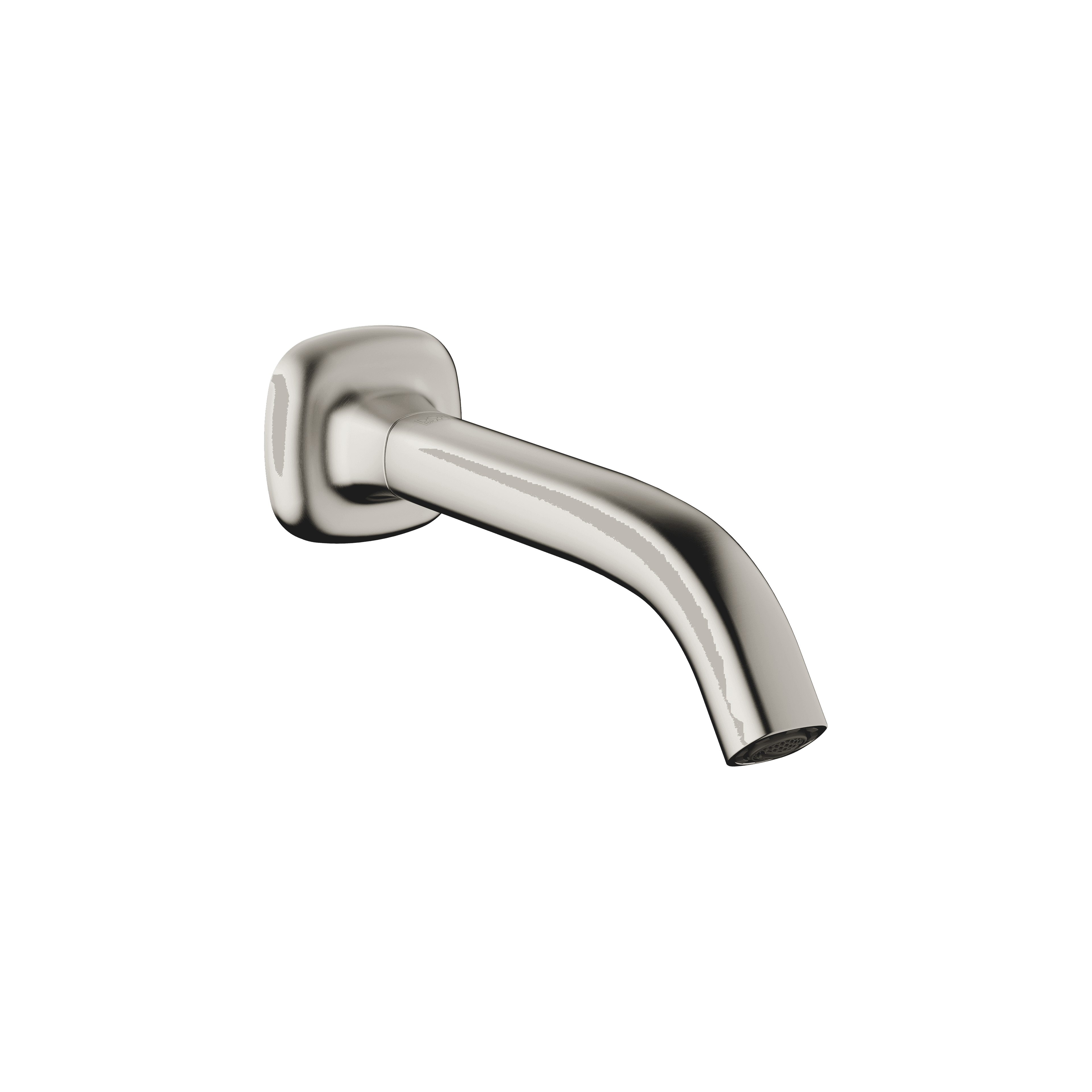 COYA Bath spout for wall mounting in Brushed Platinum