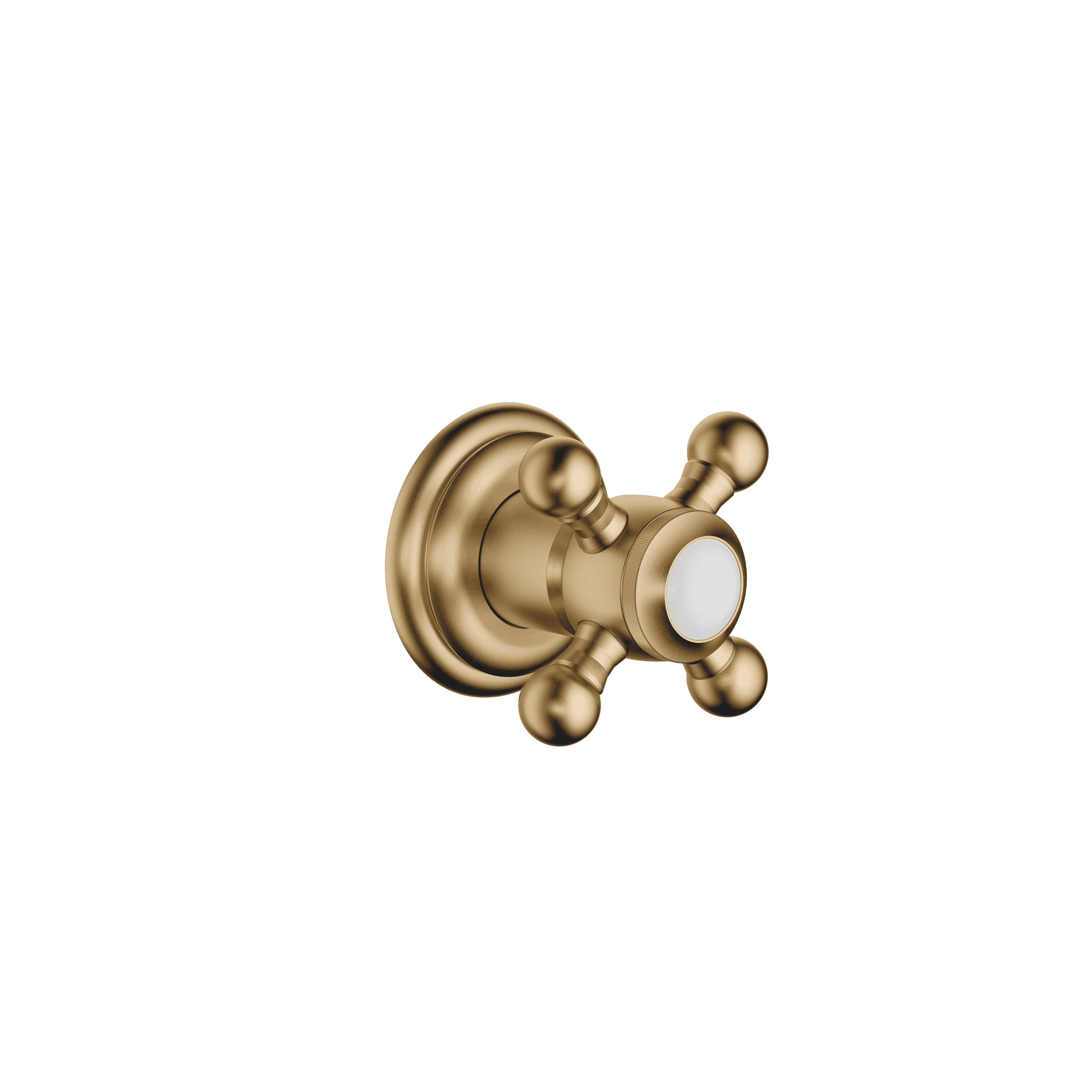 MADISON Wall valve clockwise closing 3/4" in Brushed Dark Brass (PVD)