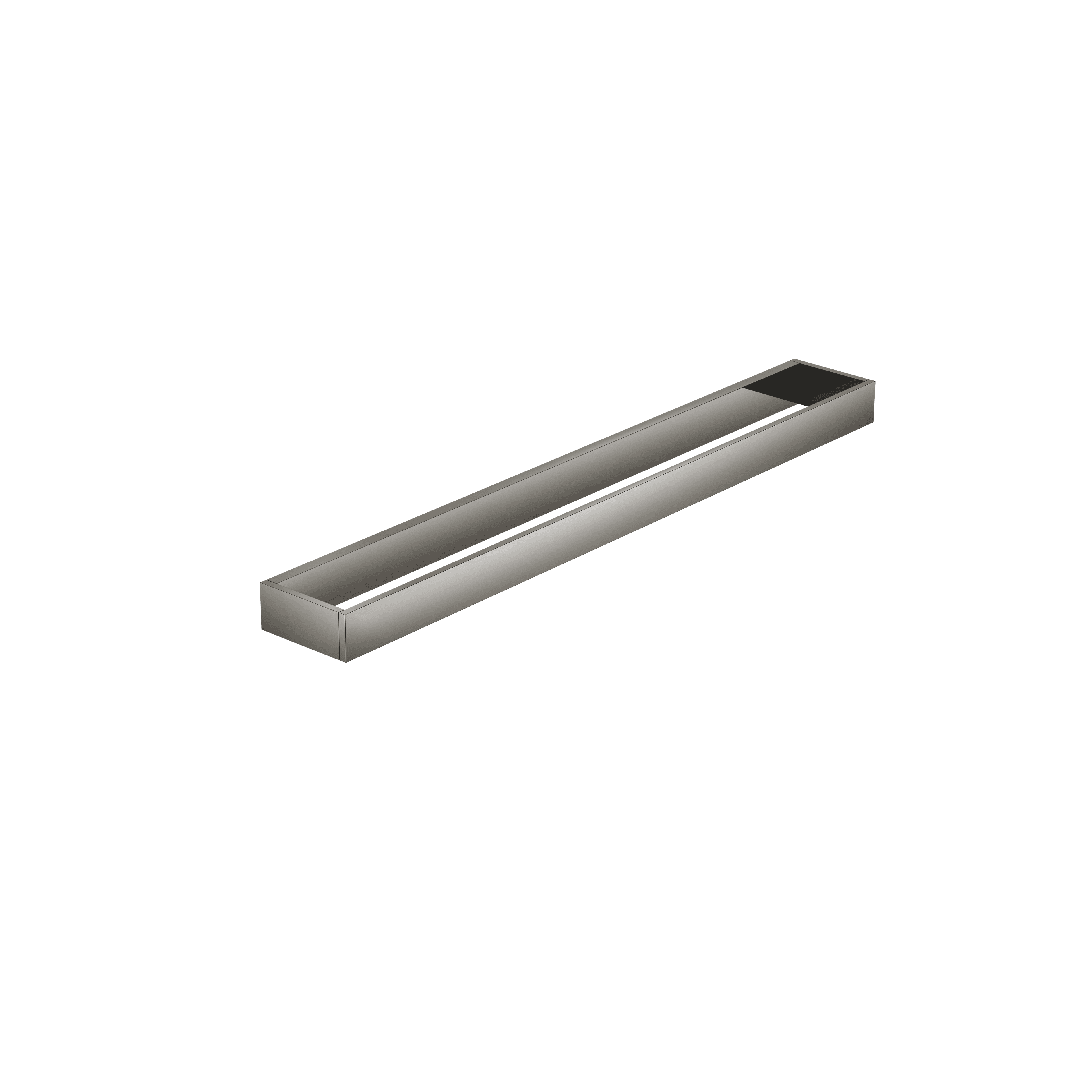Towel bar in Dark Chrome