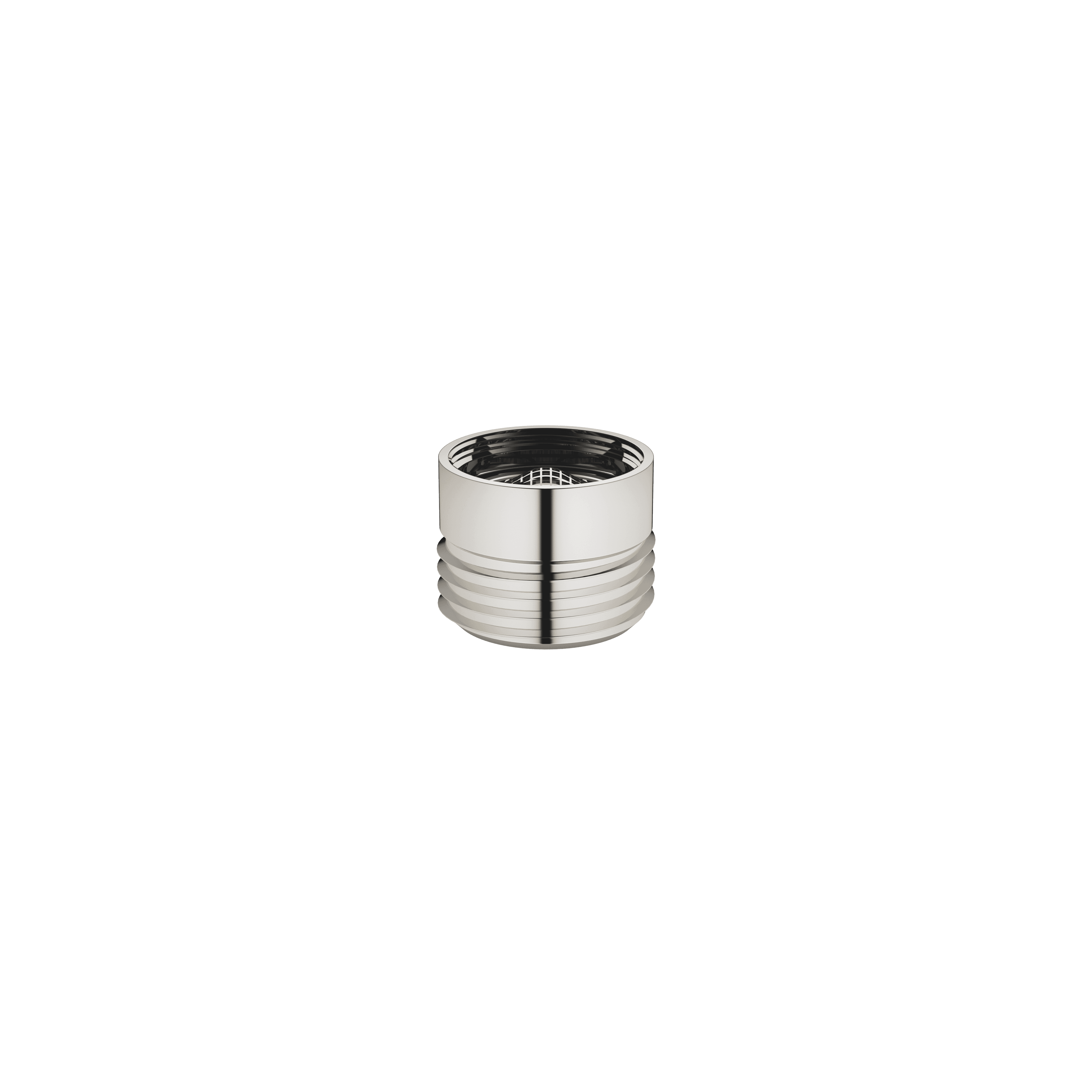 Adapter for shower outlet 3/8" x 1/2" in Platinum