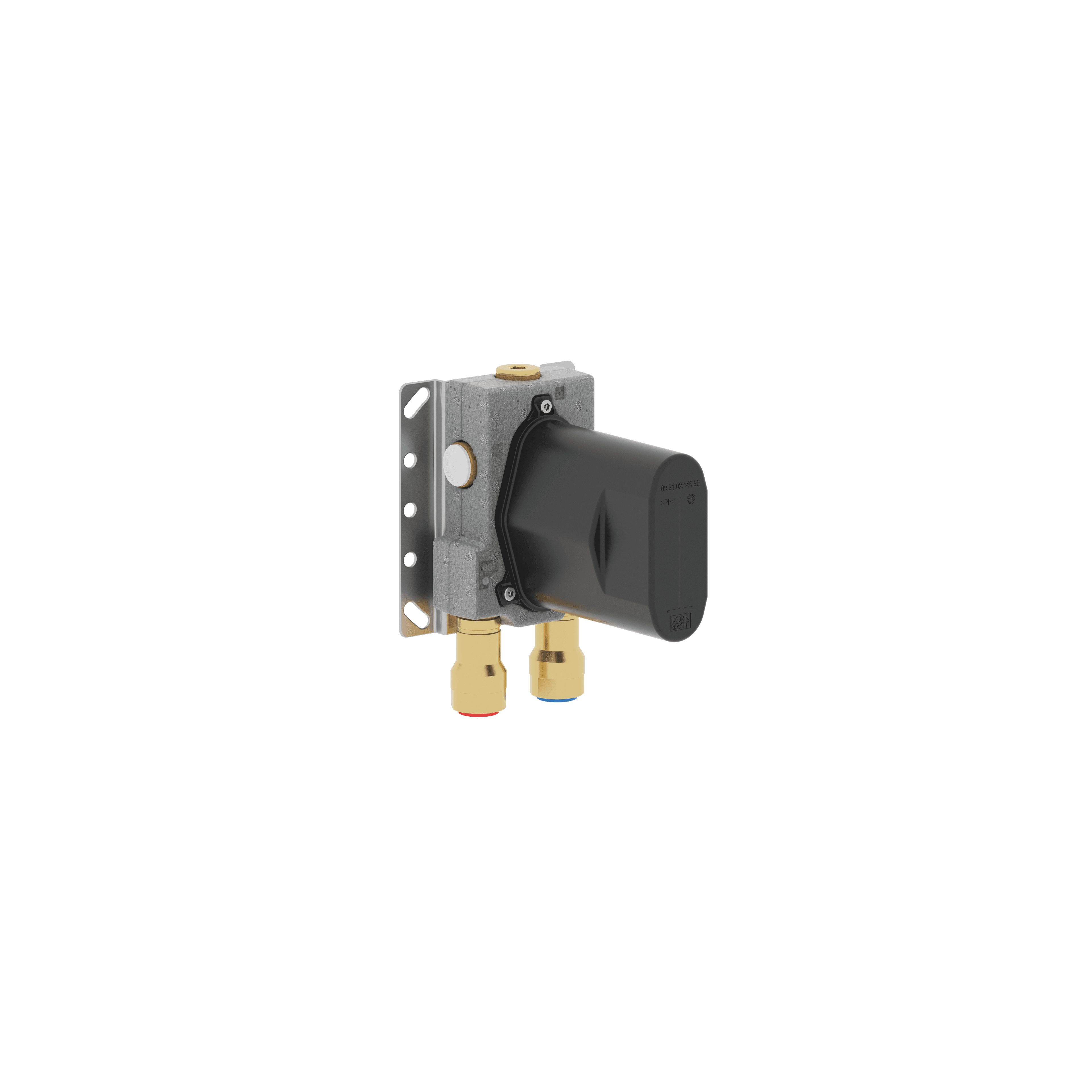 Concealed thermostat - in Standard finish