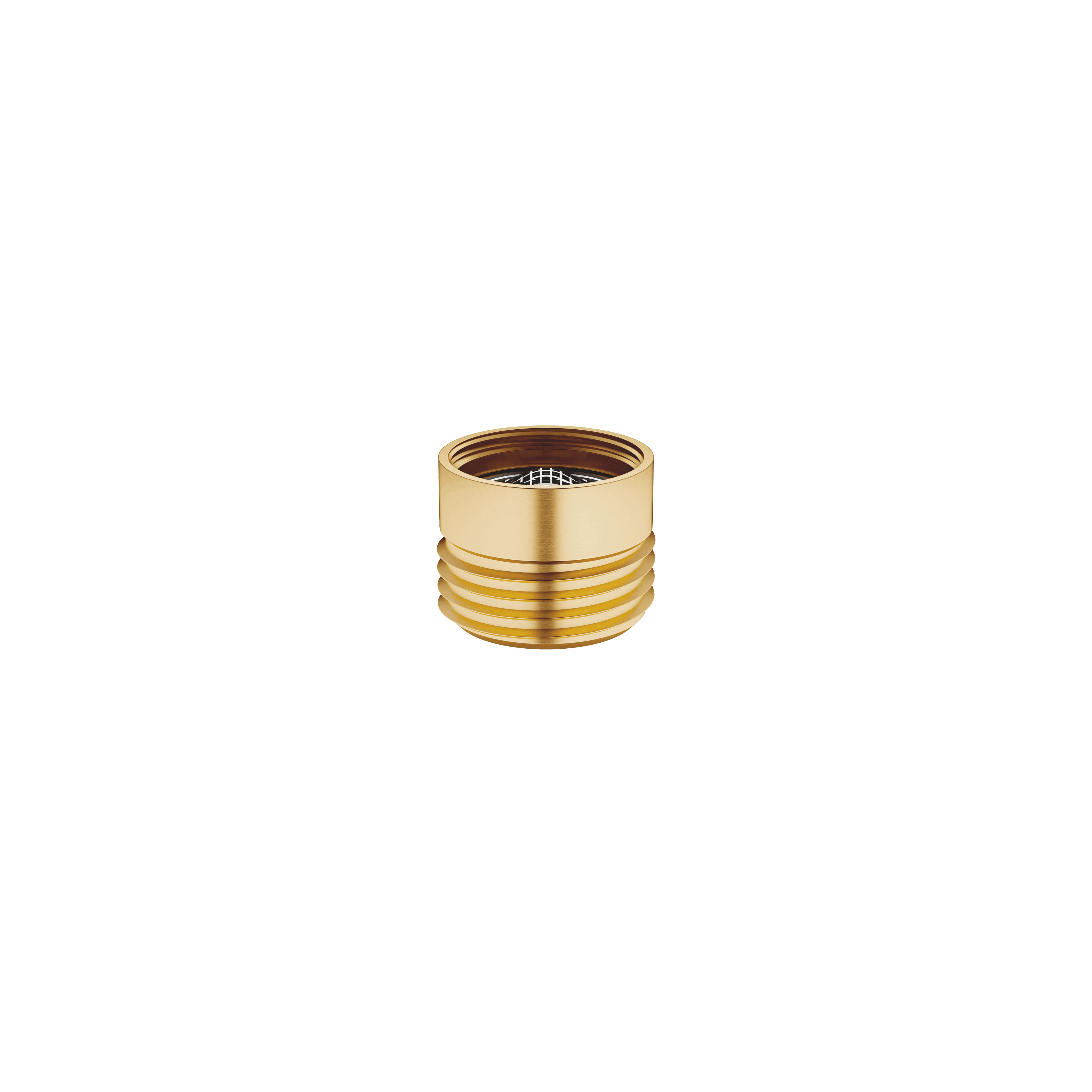 Adapter for shower outlet 3/8" x 1/2" in Brushed Durabrass (23kt Gold)
