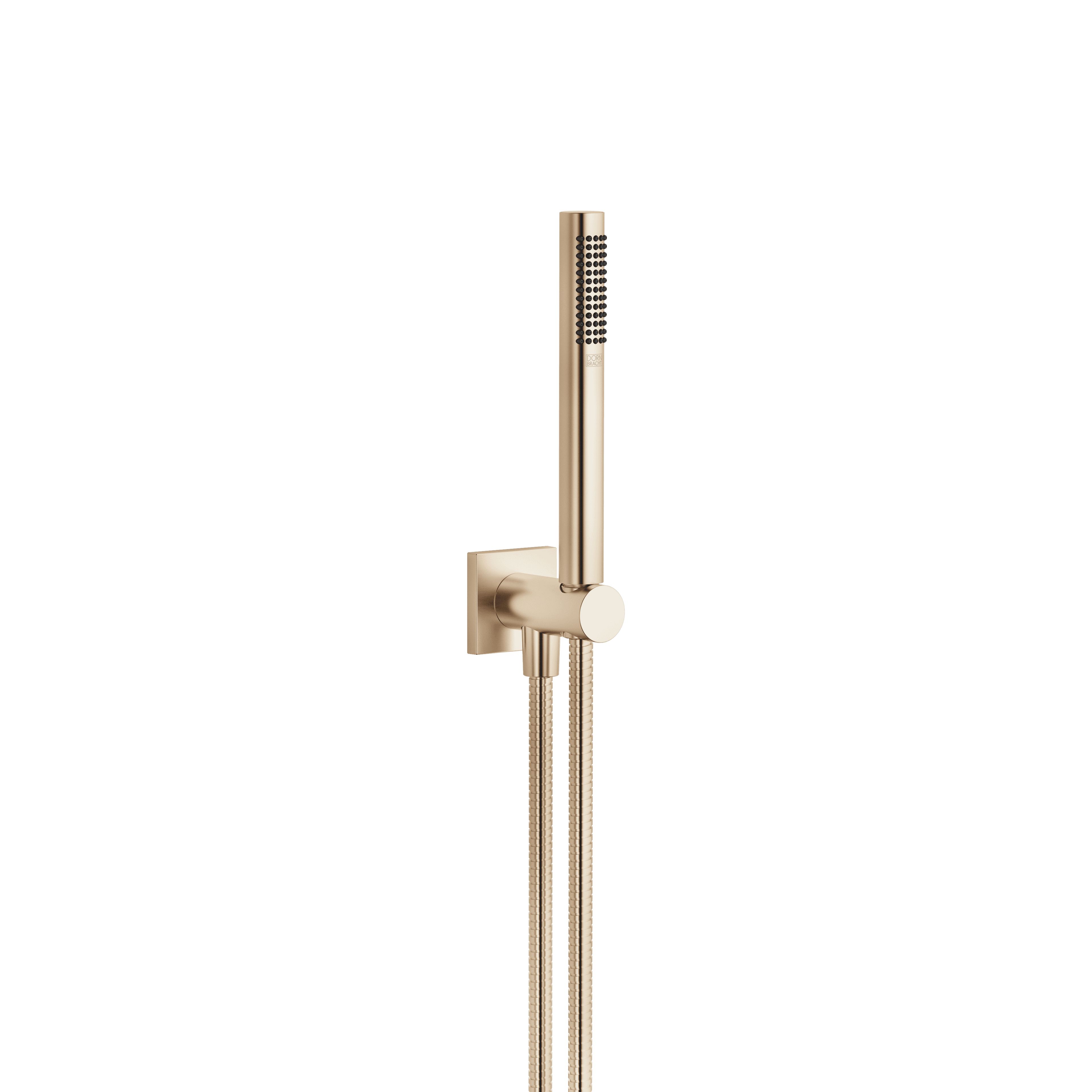Hand shower set with integrated shower holder in Brushed Champagne (22kt Gold)