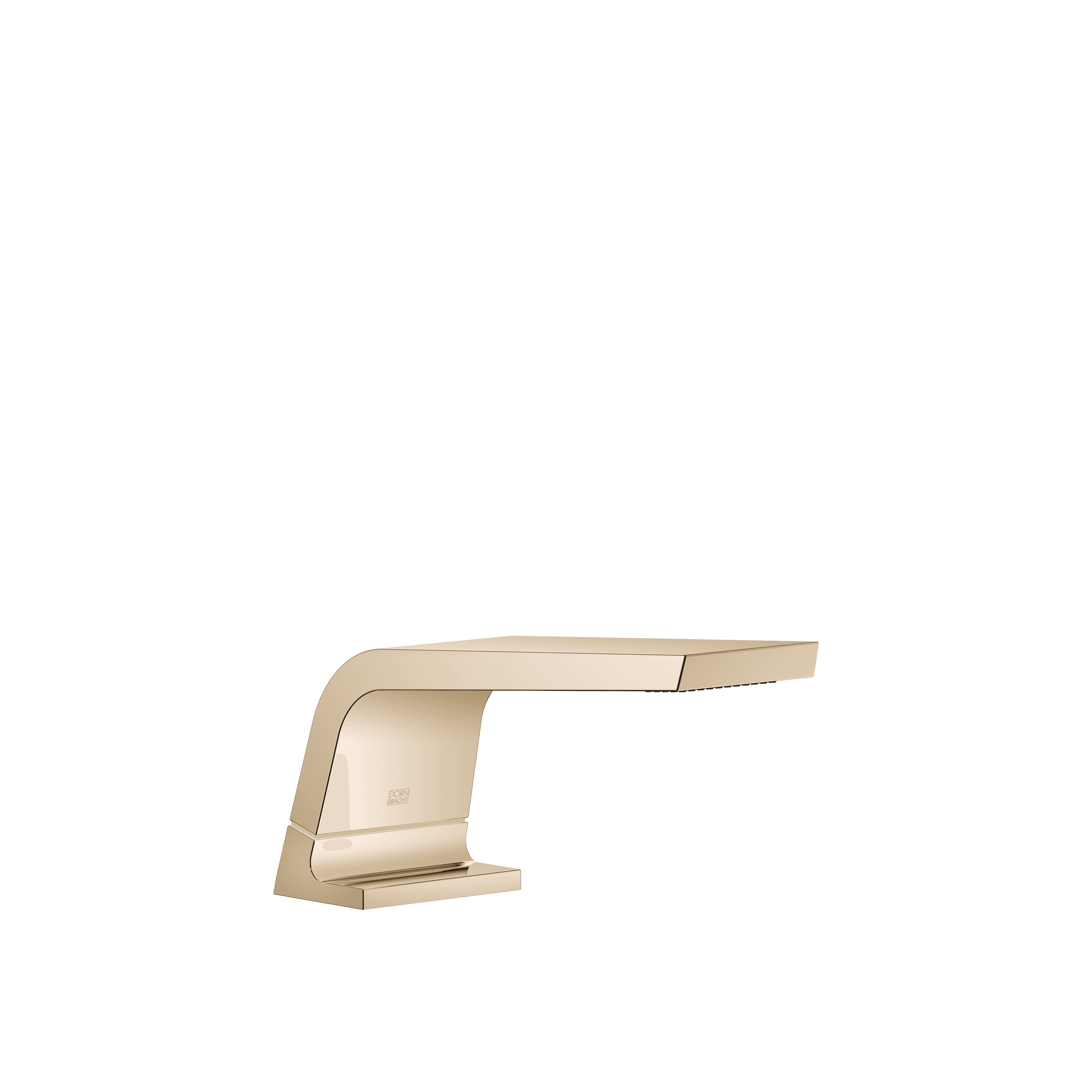 CL.1 Bath spout without diverter for deck mounting in Champagne (22kt Gold)