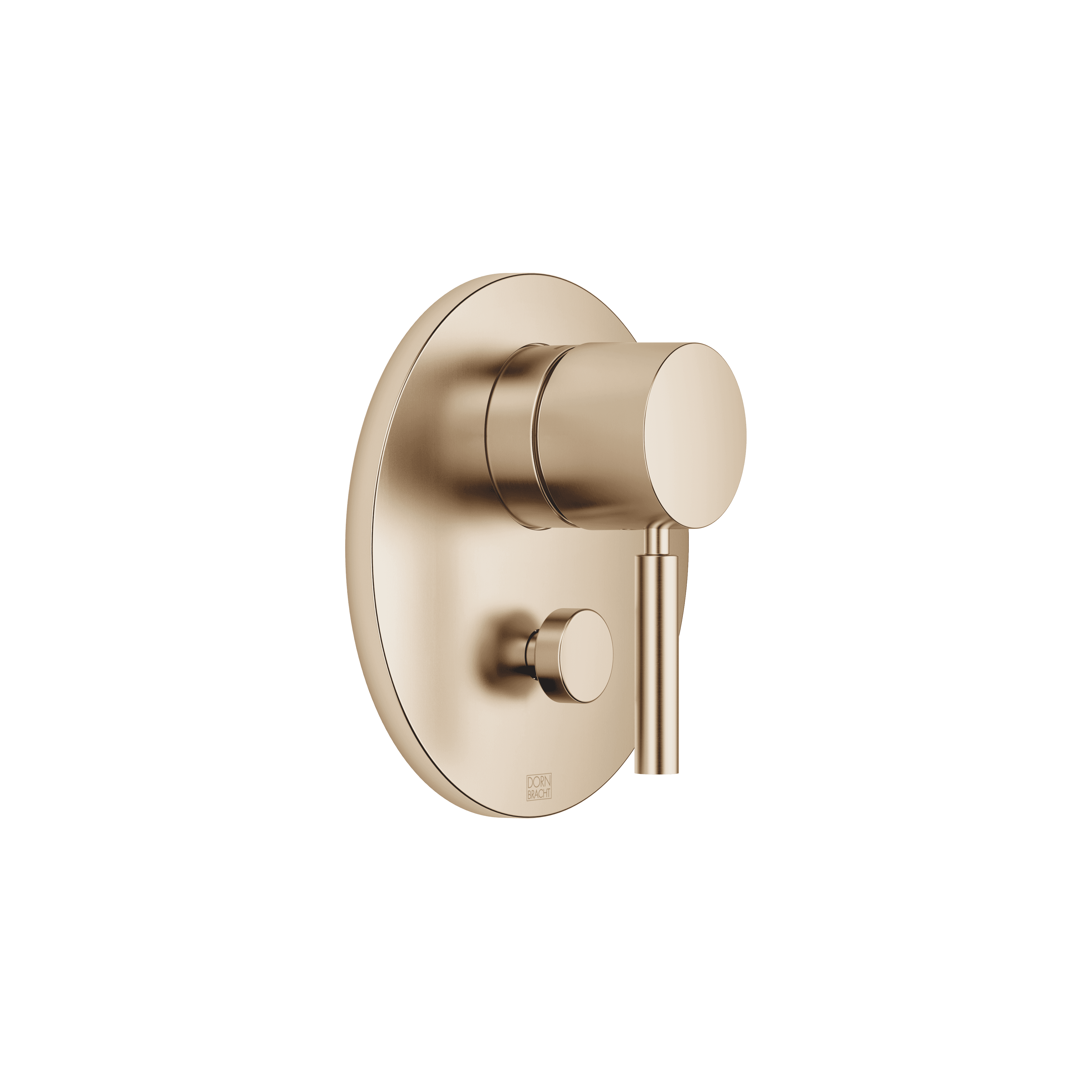 Concealed single-lever mixer with diverter in Brushed Light Gold (PVD)
