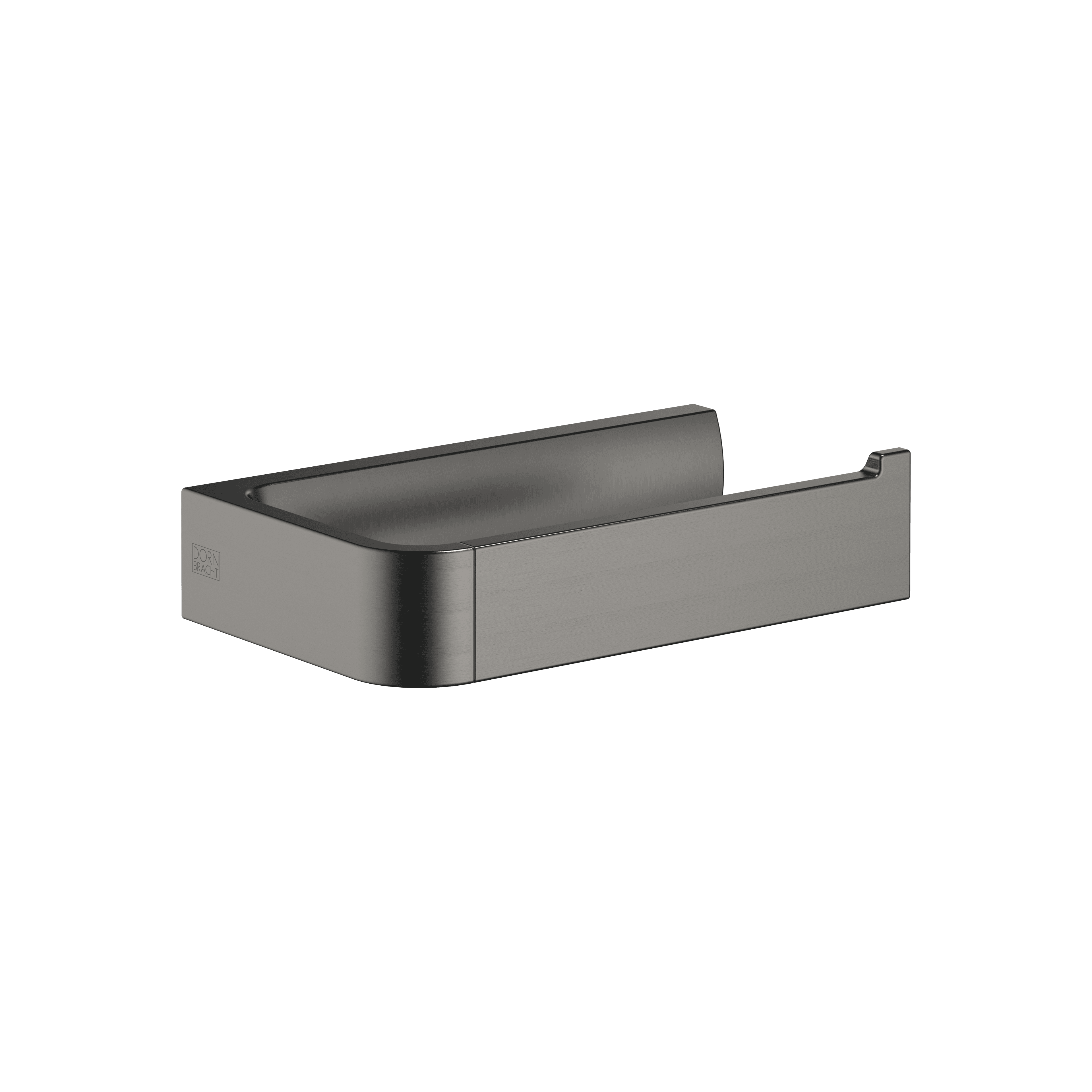 Tissue holder in Brushed Dark Platinum