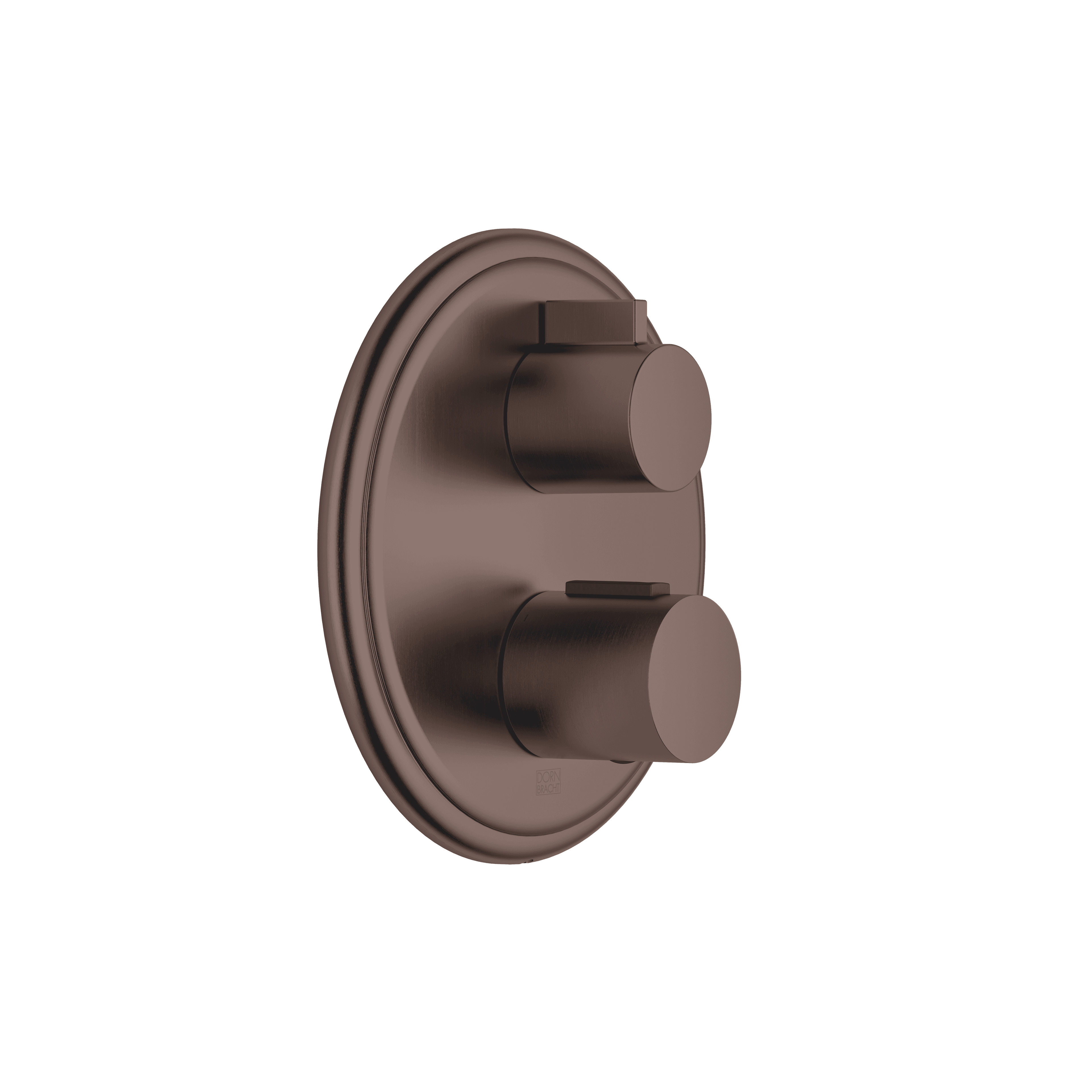 MADISON Concealed thermostat with one function volume control in Brushed Dark Bronze (PVD)