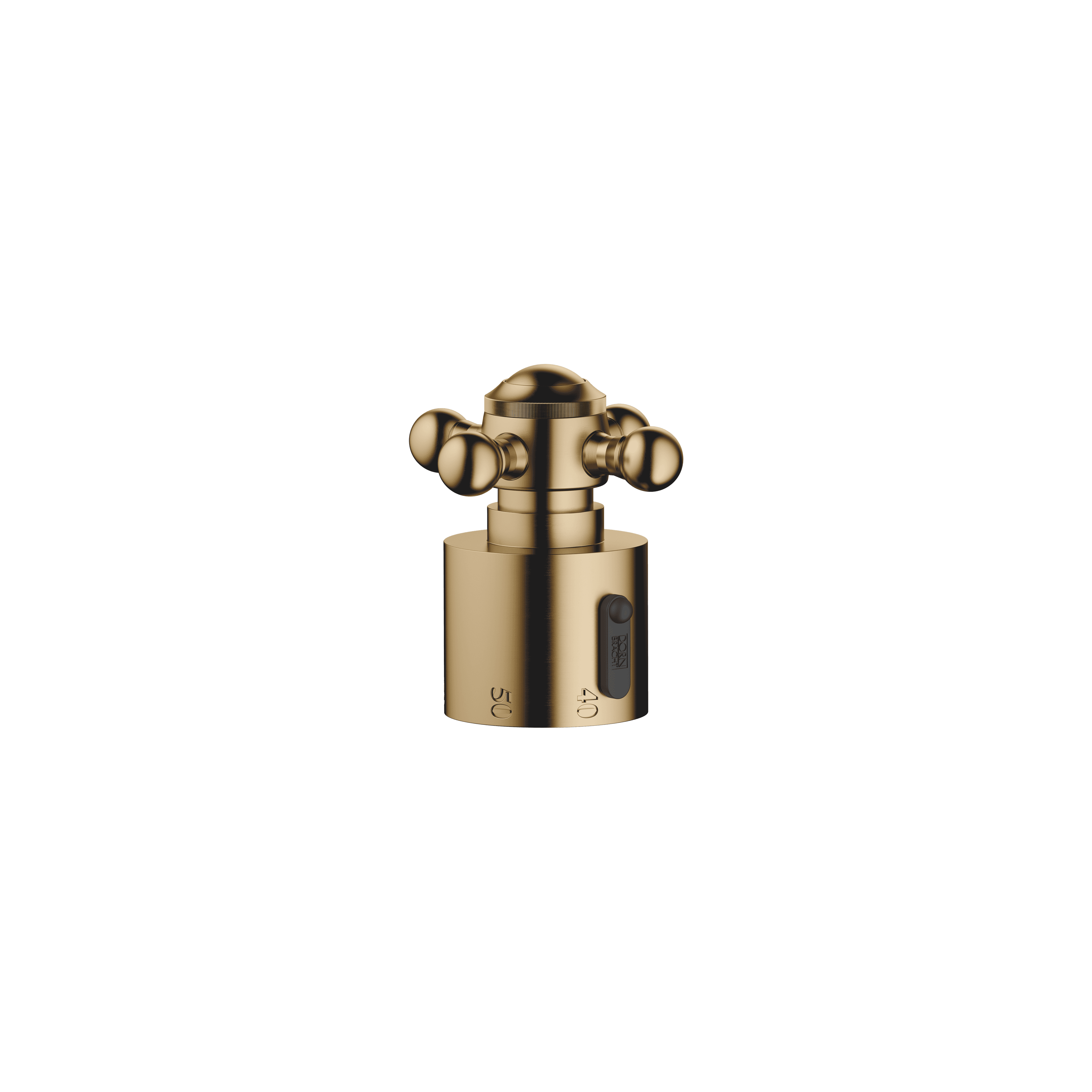 MADISON Temperature control handle in Brushed Dark Brass (PVD)