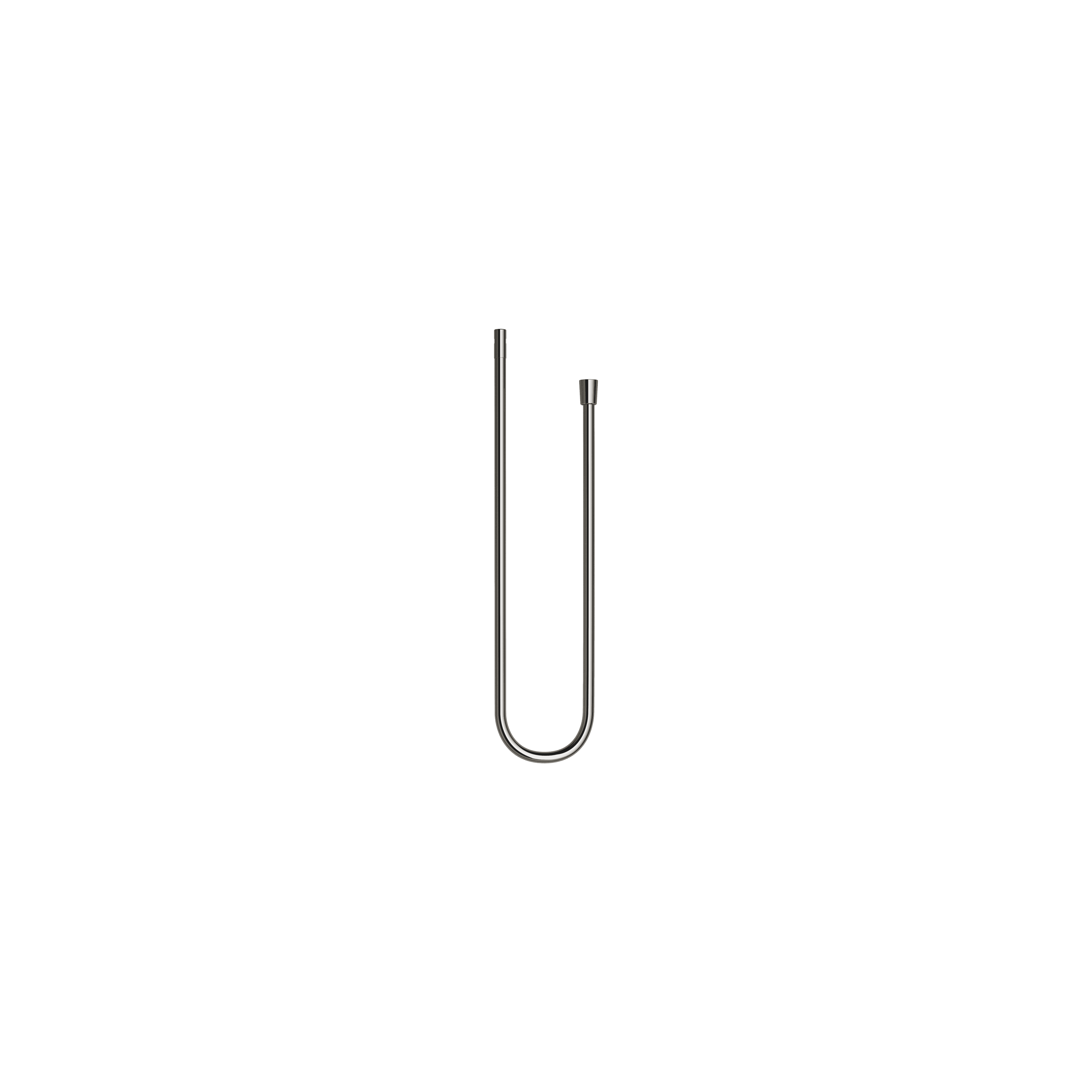 Plastic shower hose 1/2" x 3/8" x 1250 mm in Dark Chrome