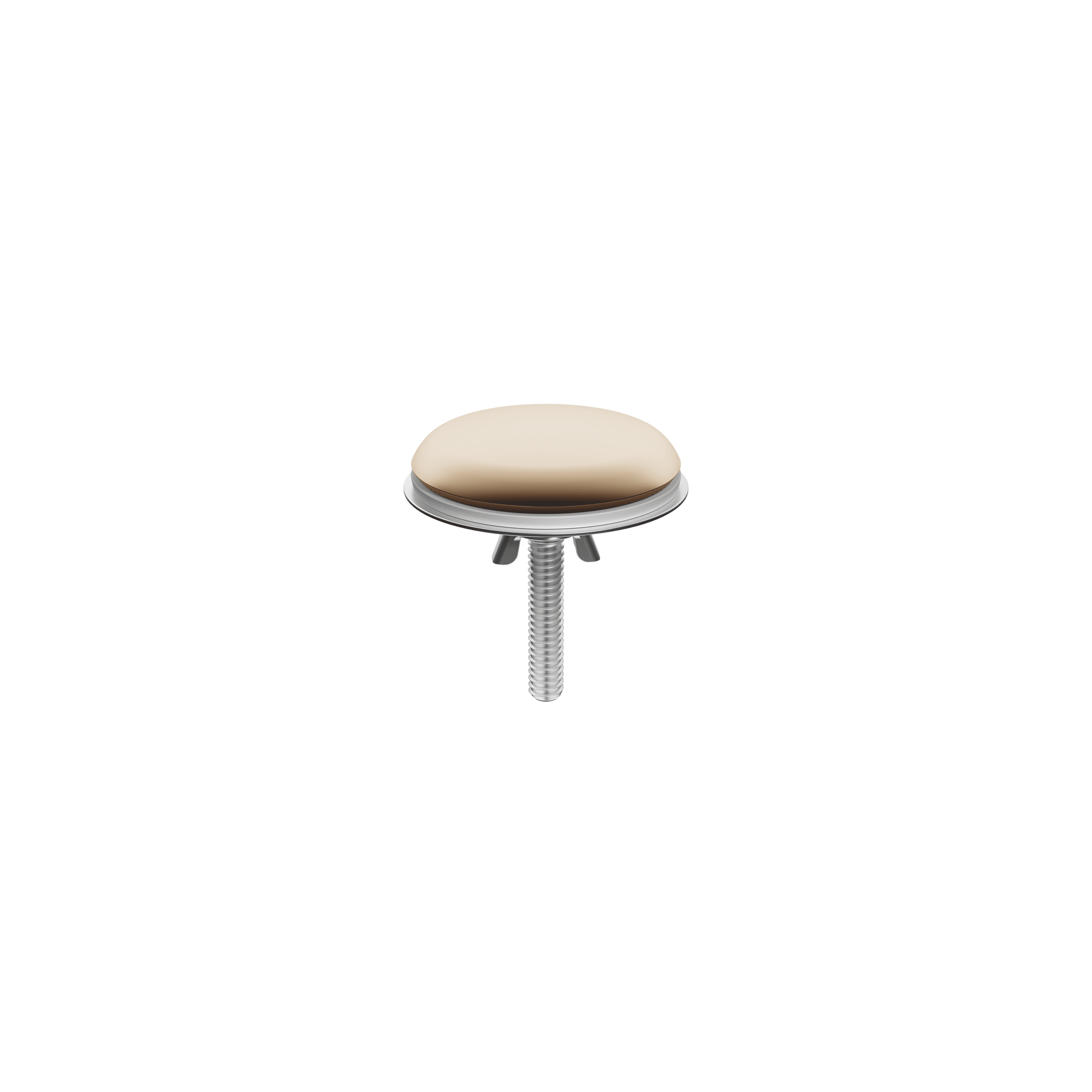 Cover for tap hole in Brushed Champagne (22kt Gold)