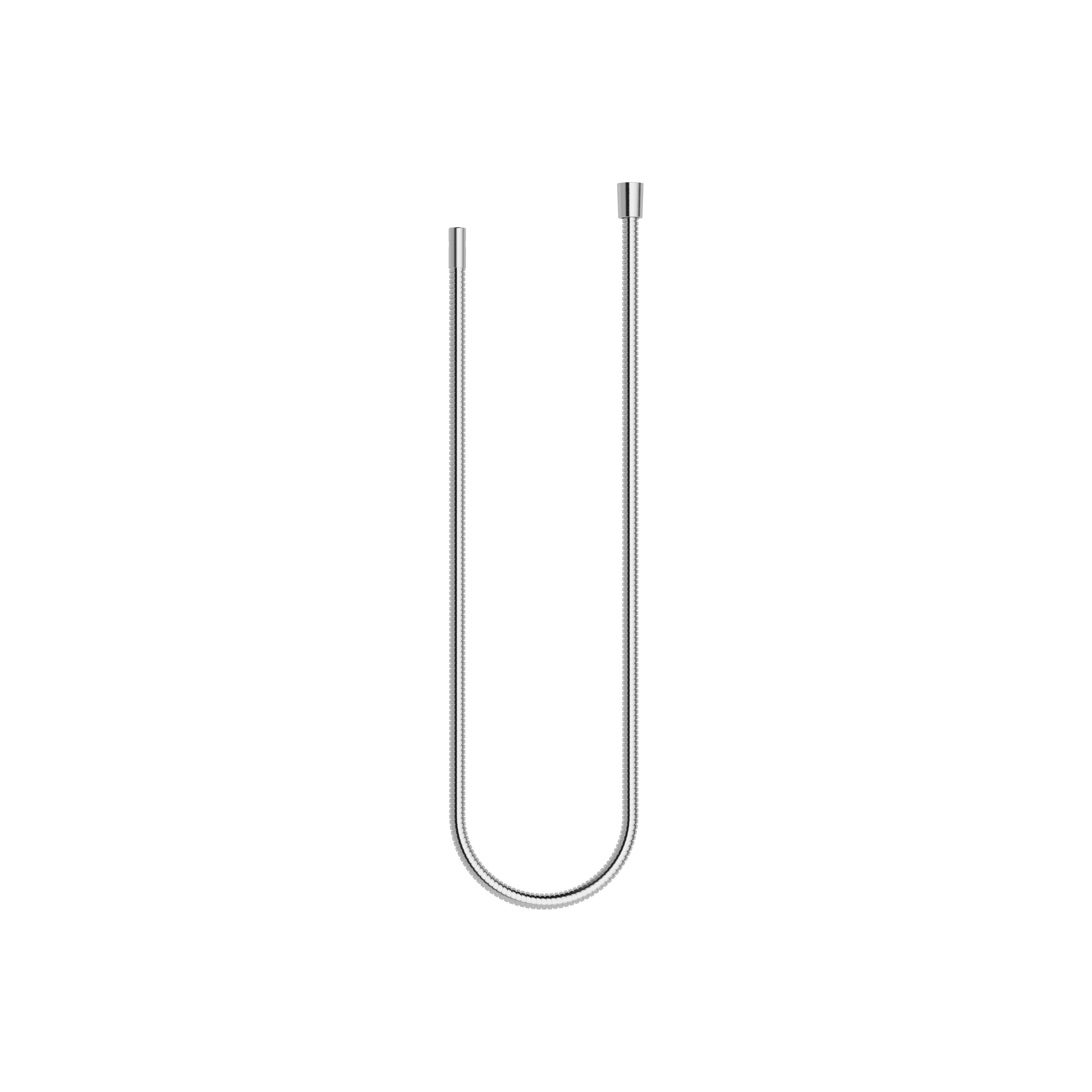 Metal shower hose 1/2" x 3/8" x 1500 mm in Brushed Chrome