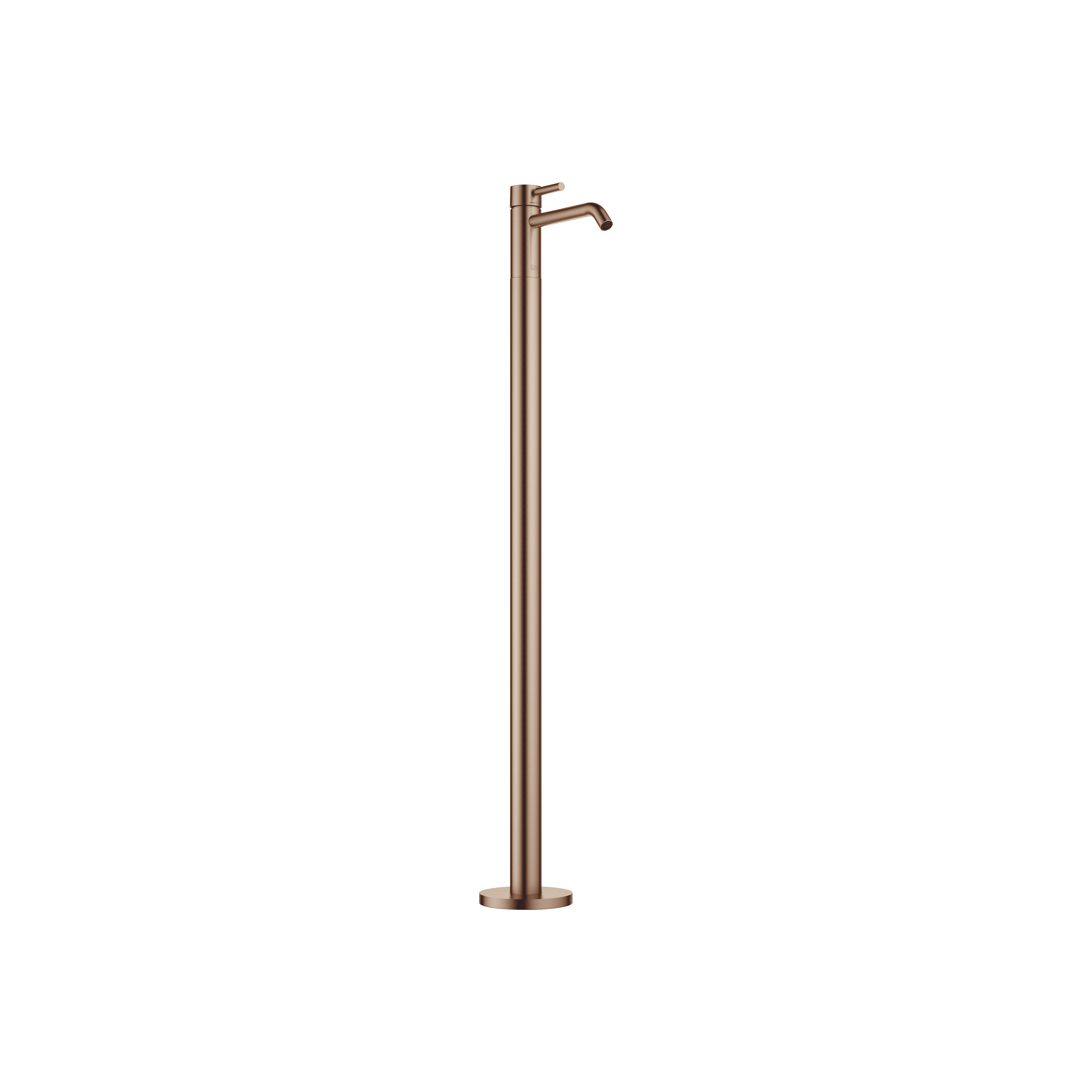 META Single-lever basin mixer with stand pipe without pop-up waste in Brushed Bronze (PVD)