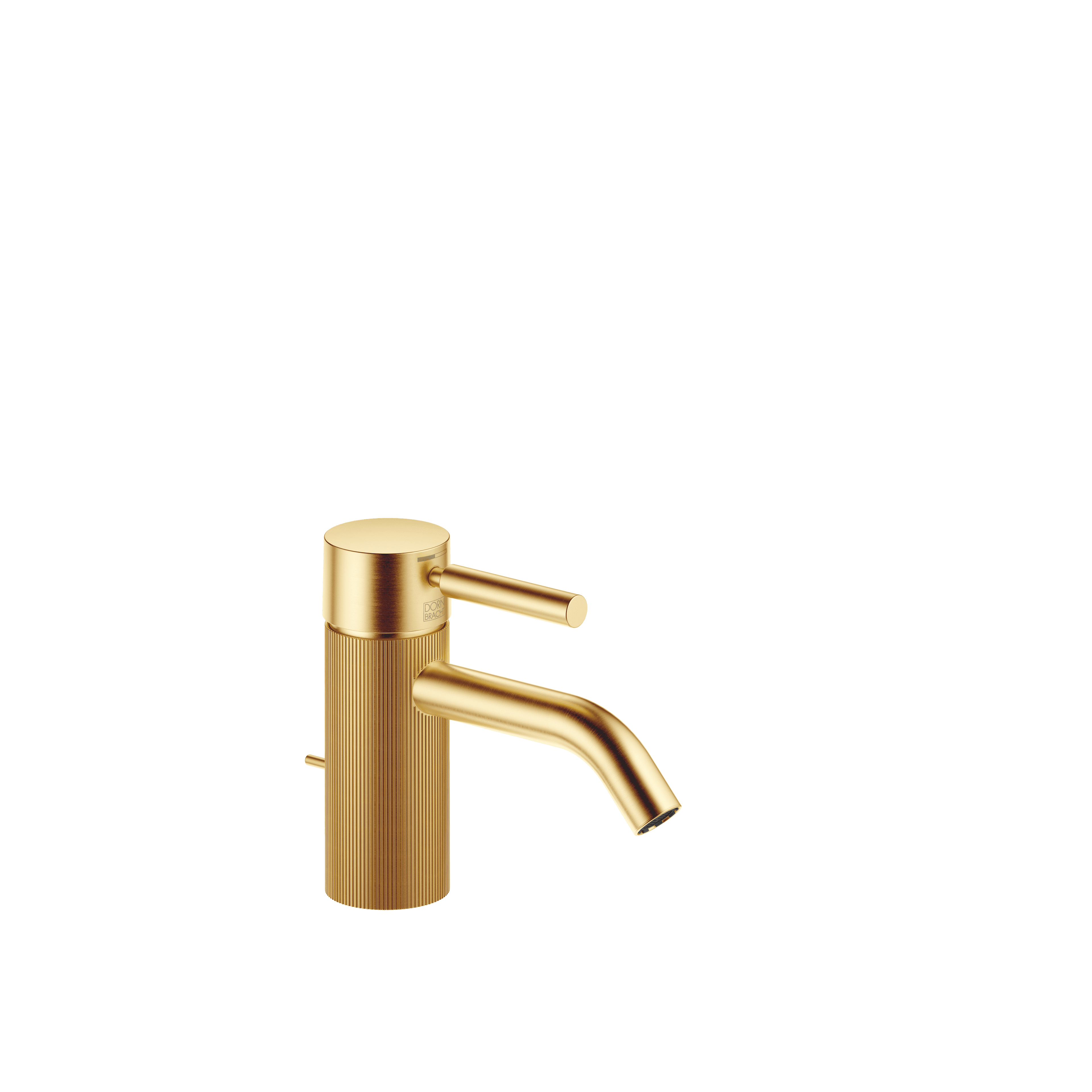 META Single-lever basin mixer with pop-up waste in Brushed Gold (PVD)