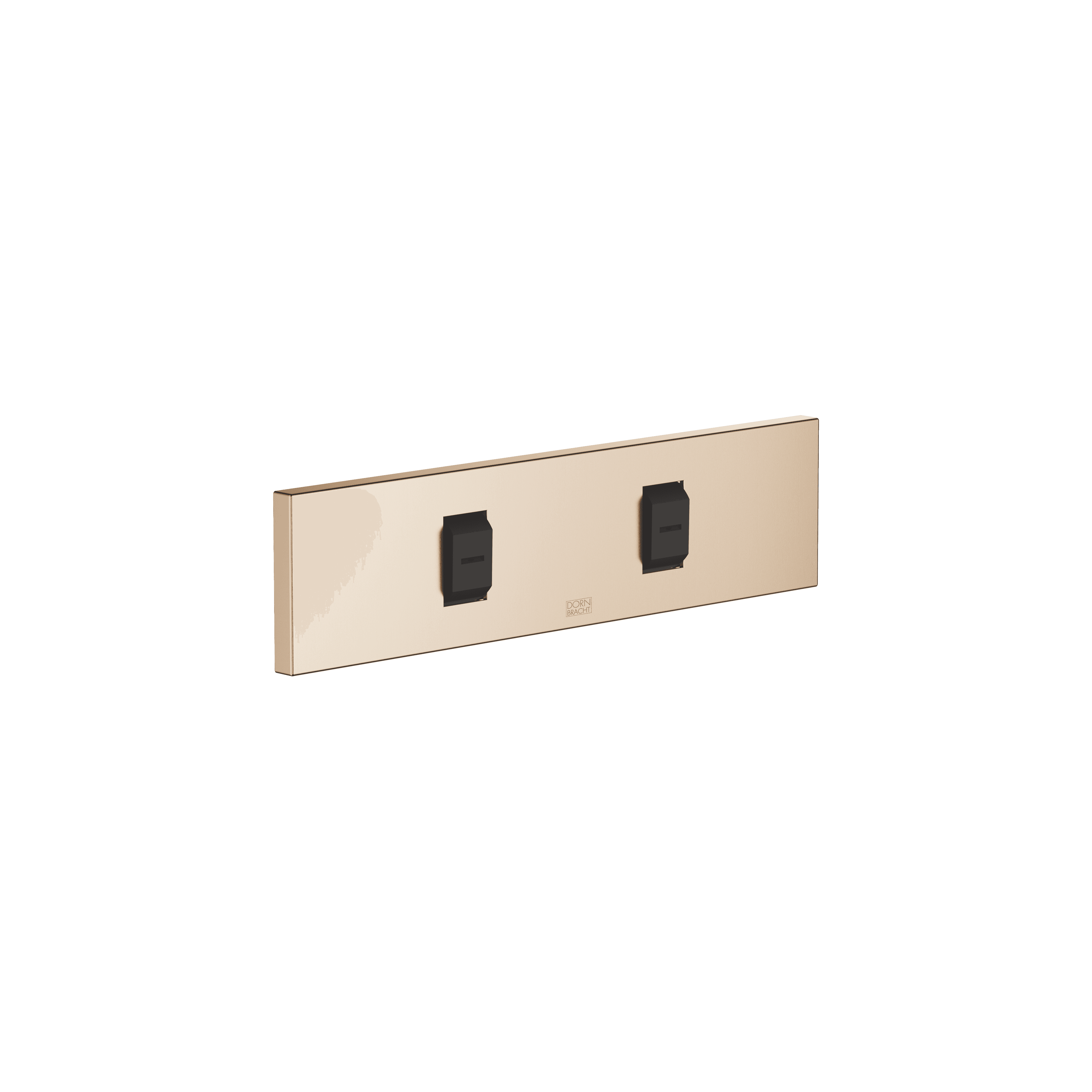 WATER FAN horizontal Concealed body spray in Brushed Light Gold (PVD)
