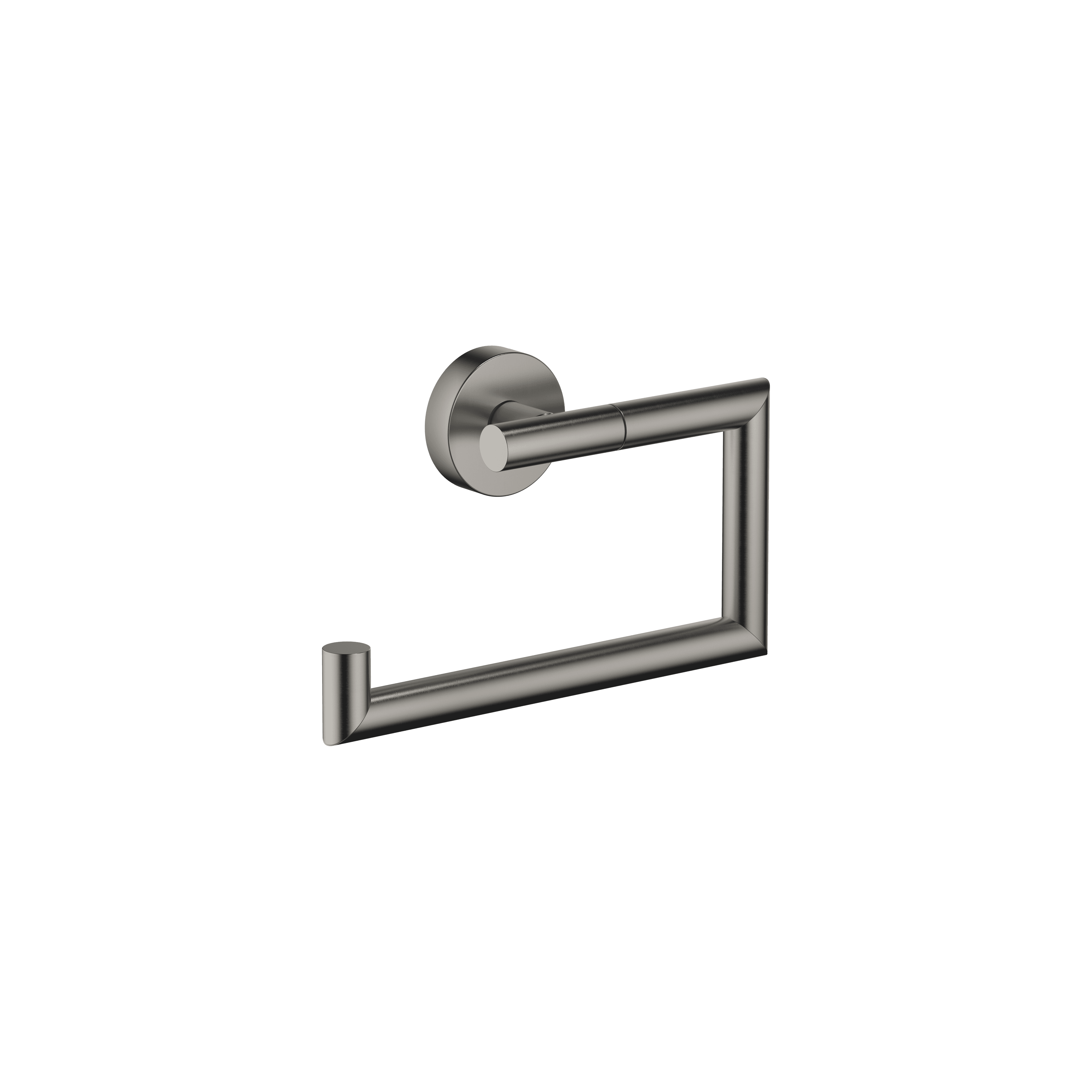 Tissue holder without cover in Brushed Dark Platinum