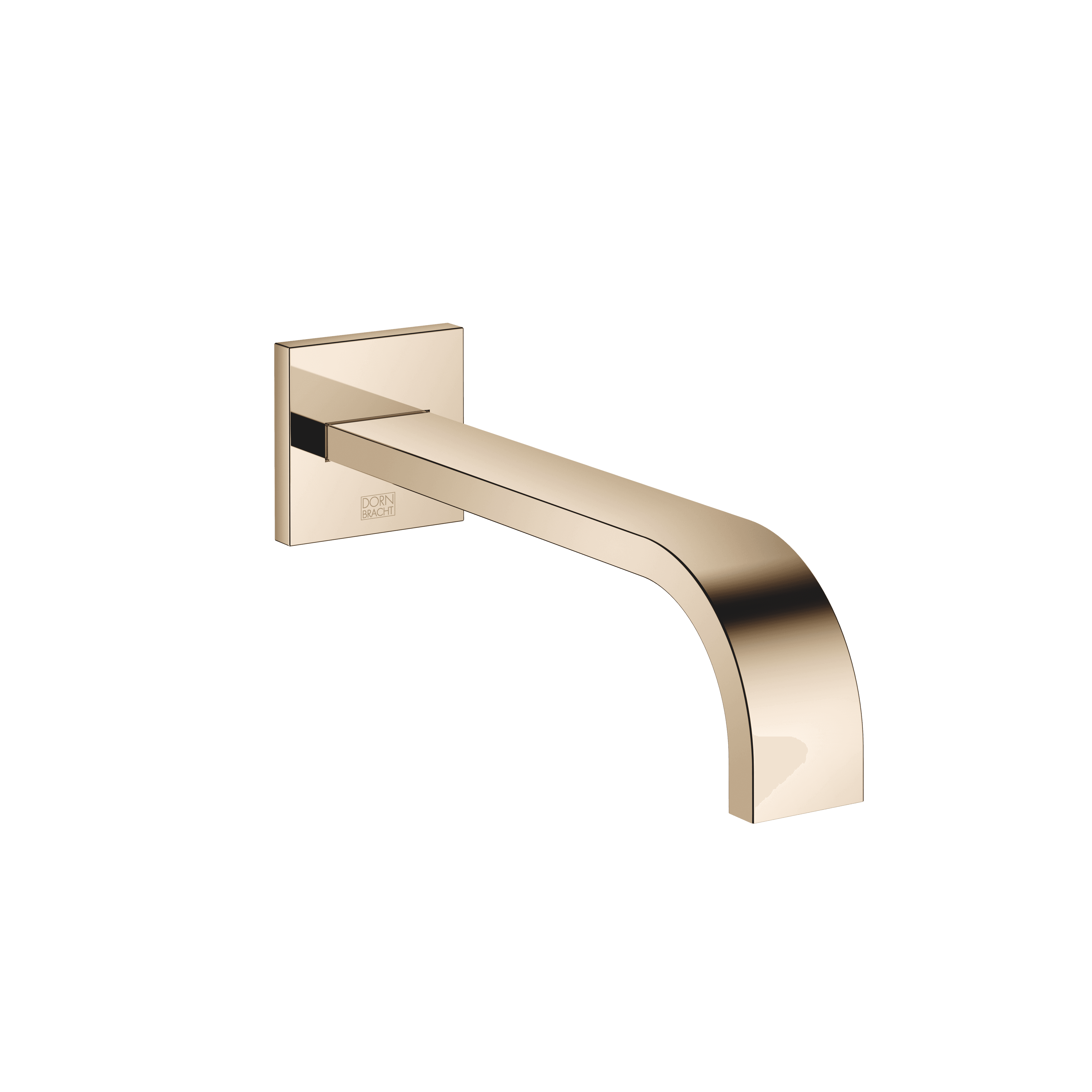 MEM Bath spout for wall mounting in Champagne (22kt Gold)