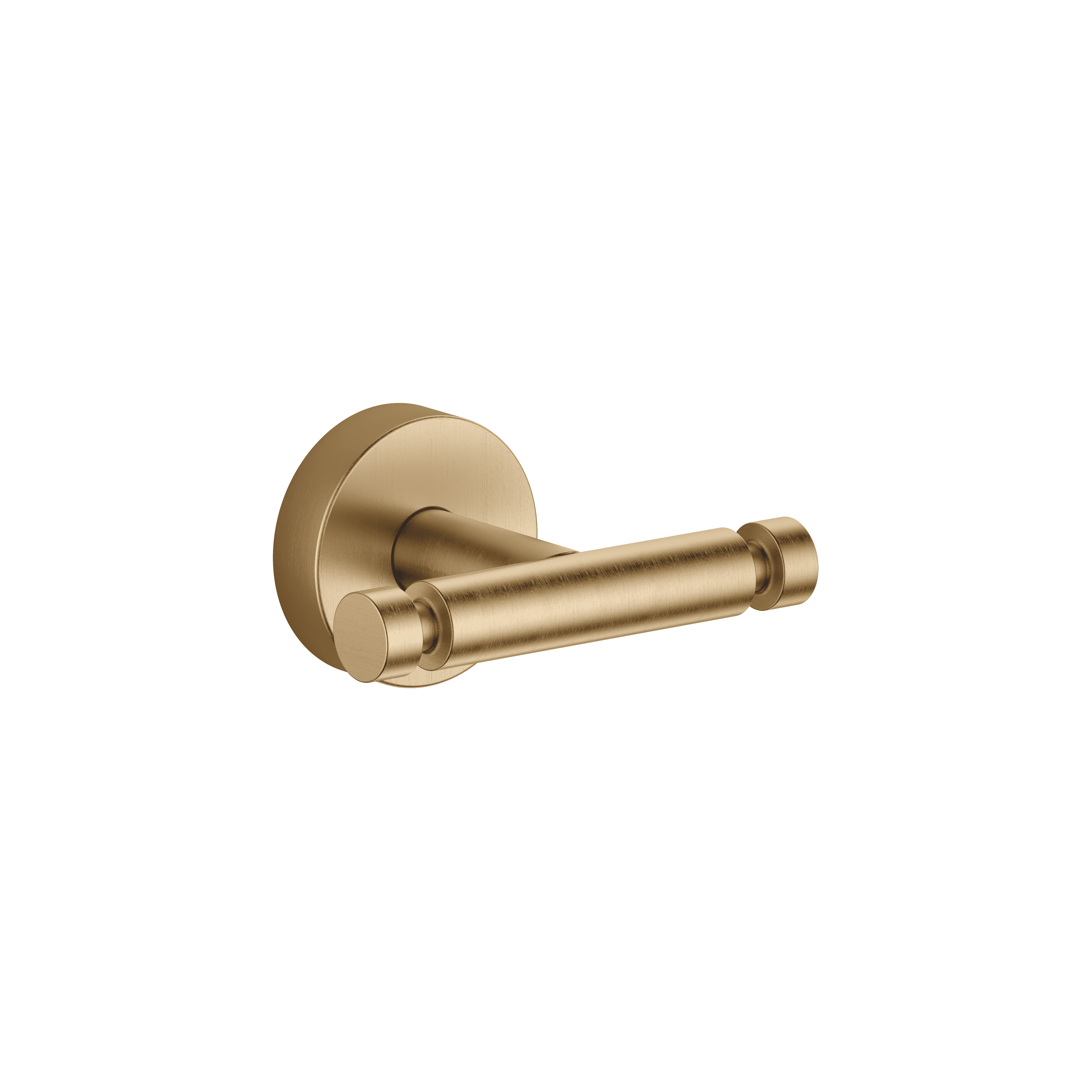 Hooks in two parts in Brushed Dark Brass (PVD)