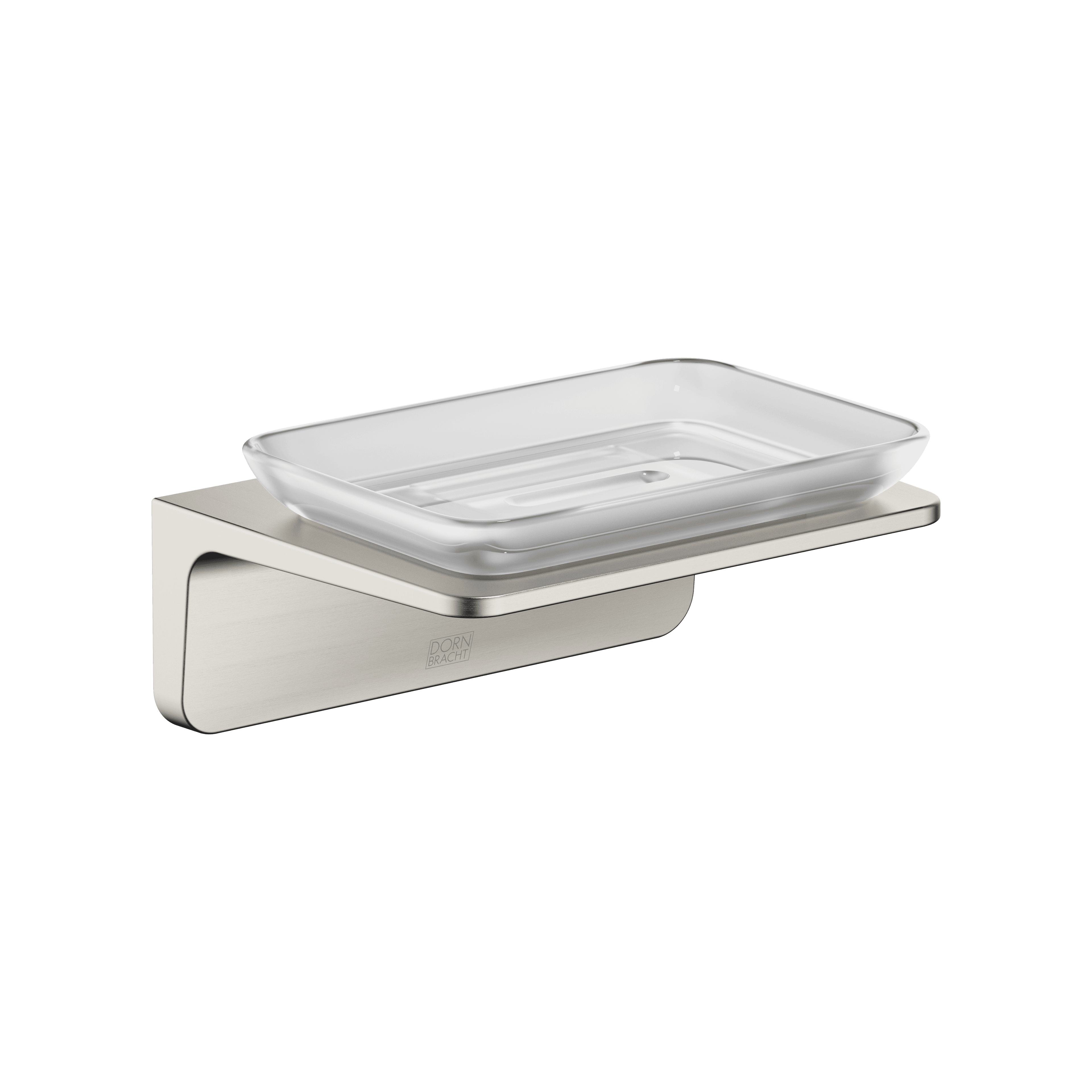 Soap dish in Brushed Platinum