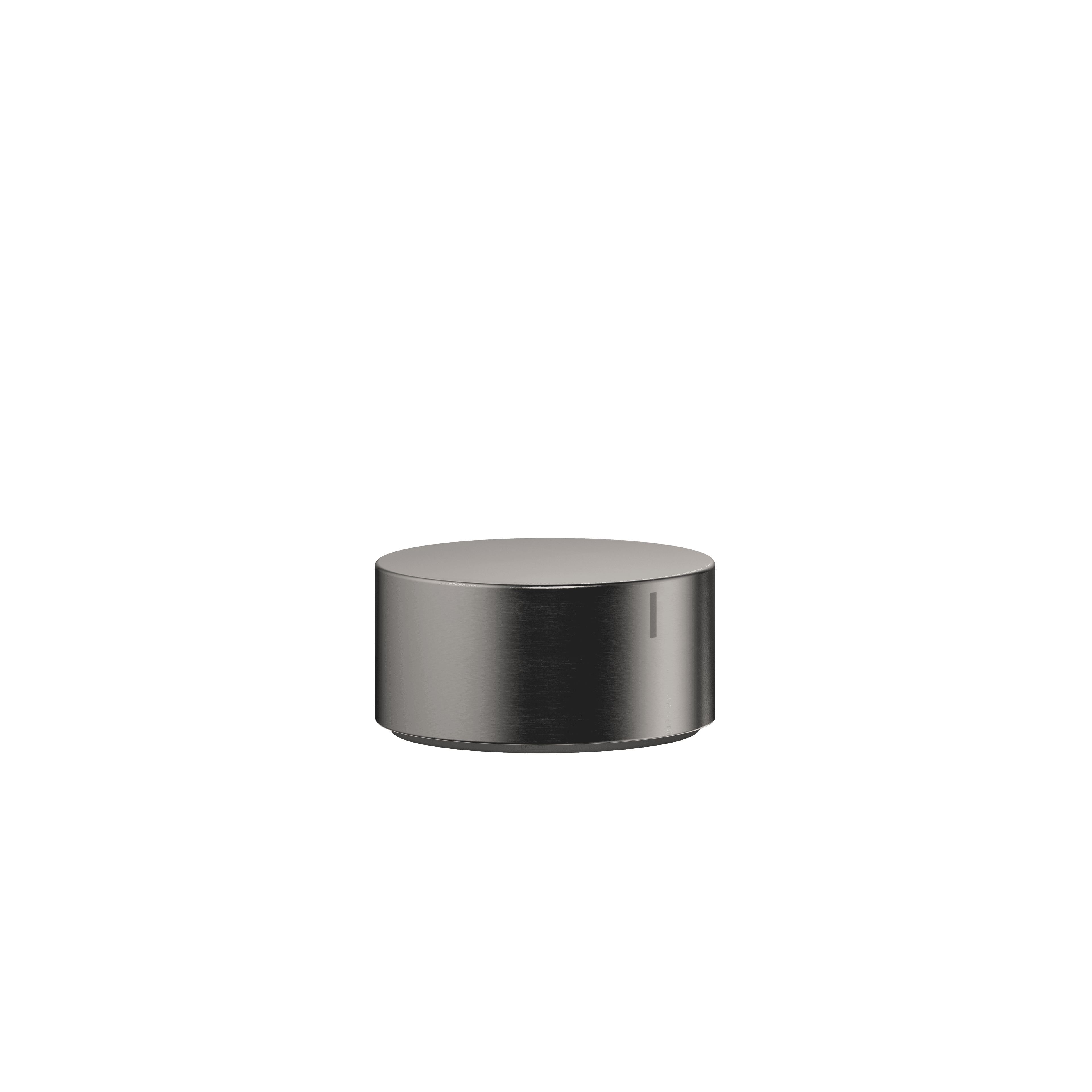 Deck valve anti-clockwise closing hot in Brushed Dark Platinum