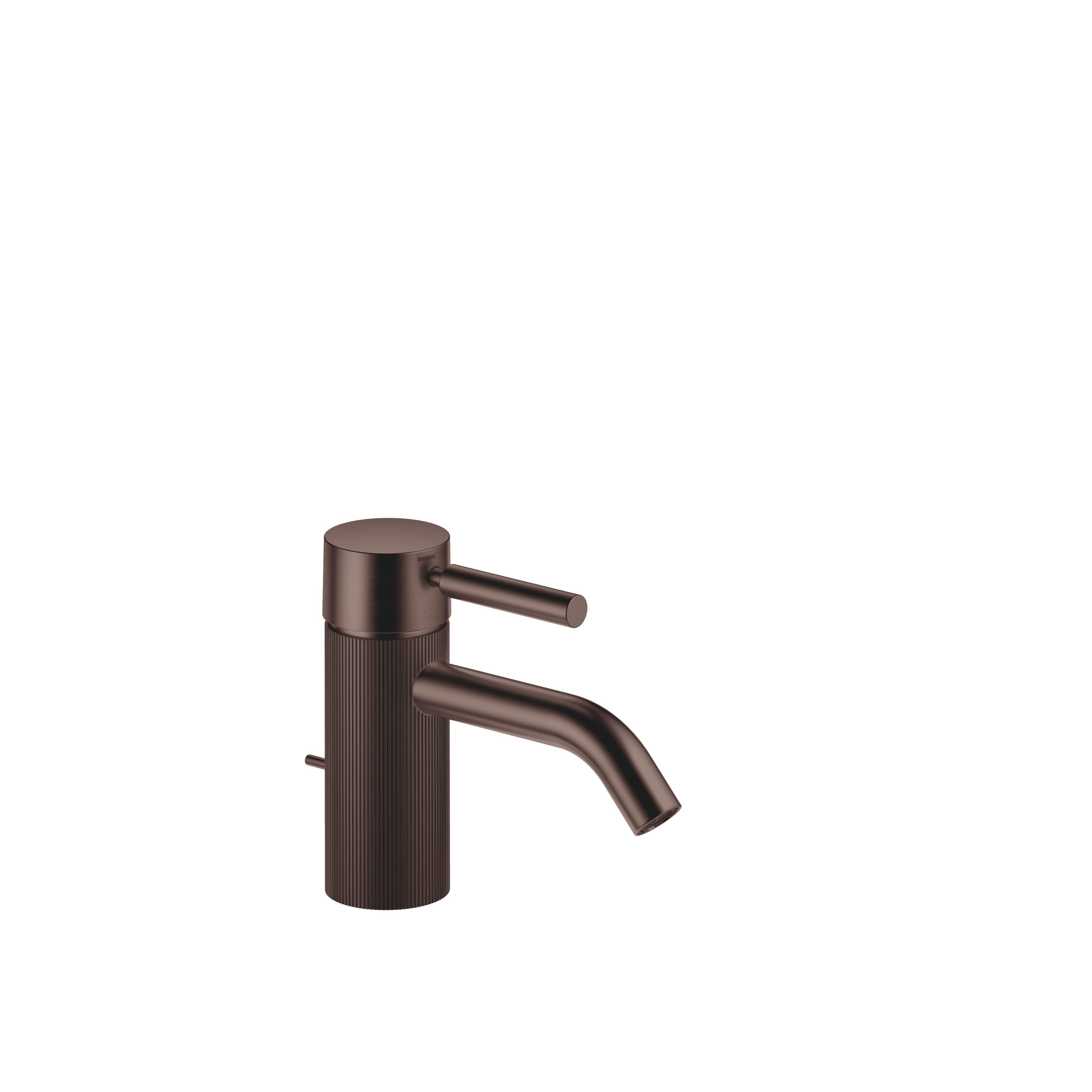 META Single-lever basin mixer with pop-up waste in Brushed Dark Bronze (PVD)
