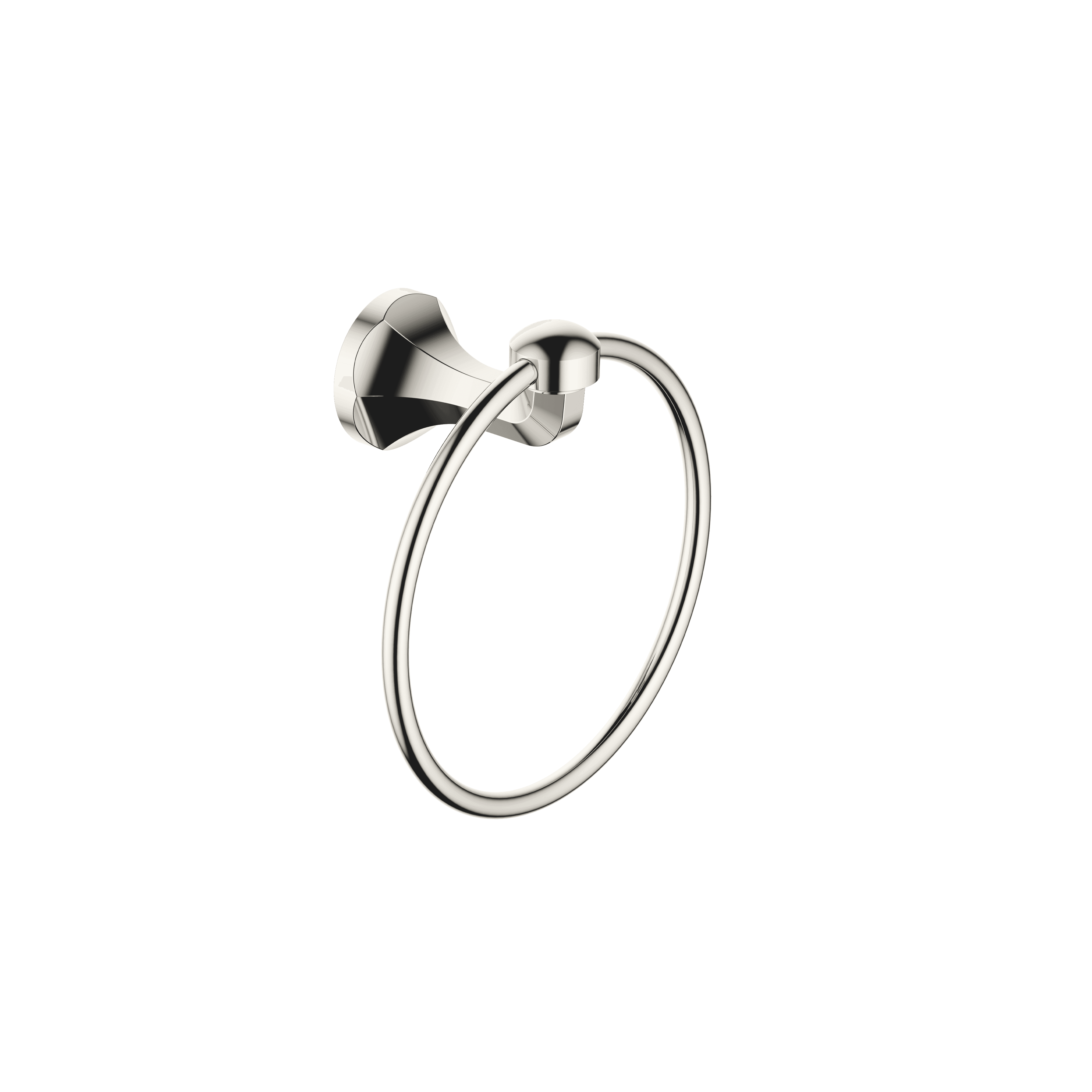 MADISON Towel ring round in Platinum