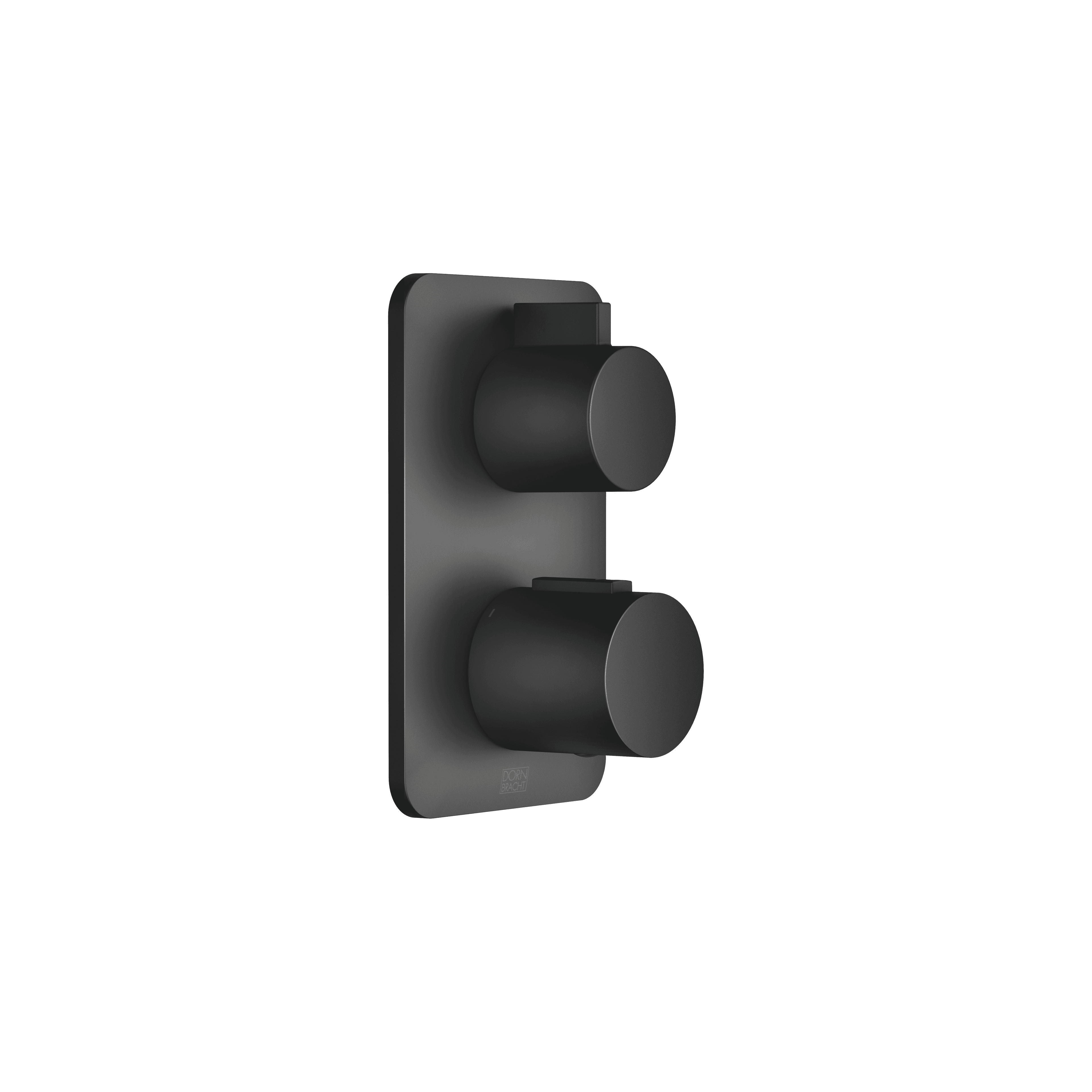 LISSÉ Concealed thermostat with one function volume control in Matte Black