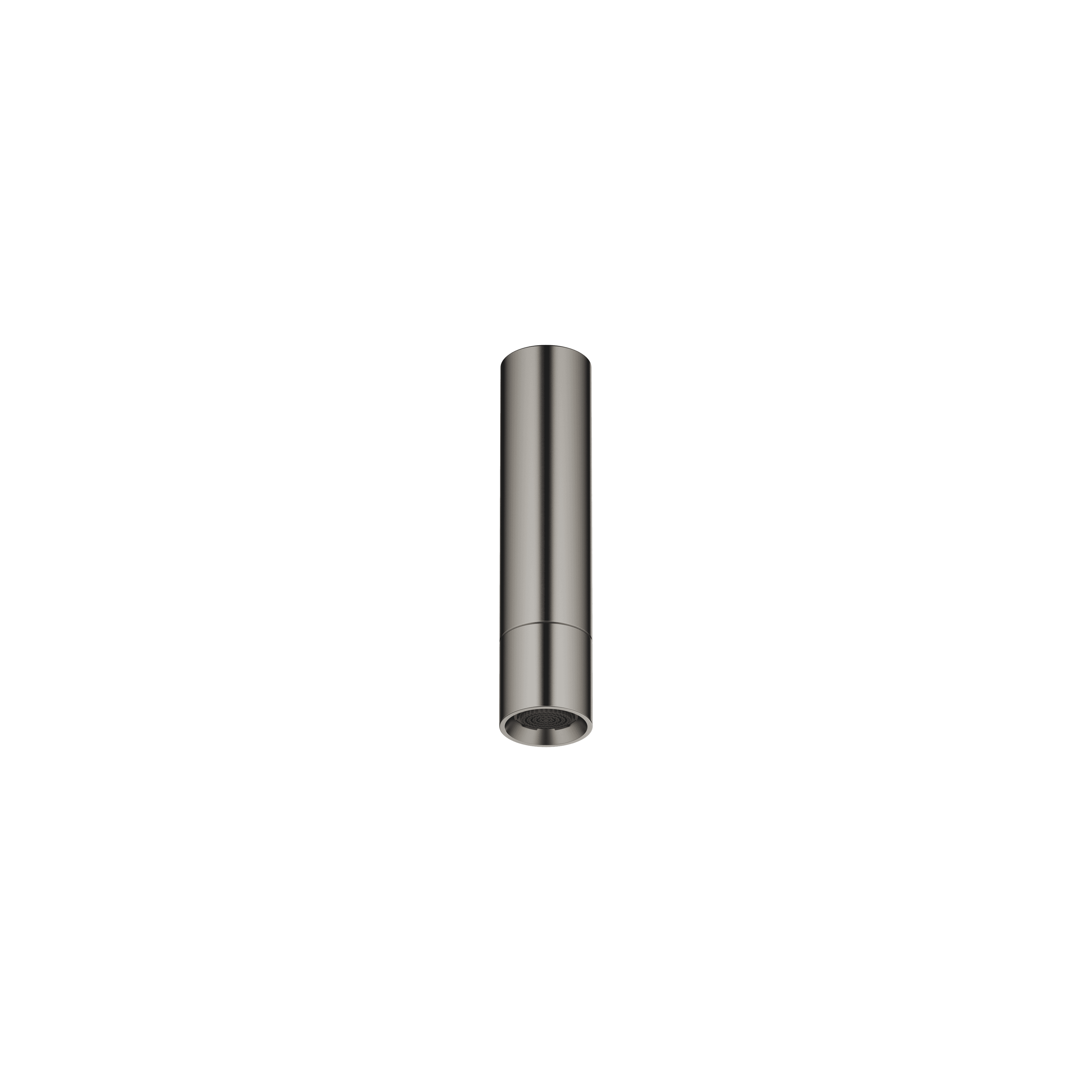 Shower head with ceiling fixing in Brushed Dark Platinum