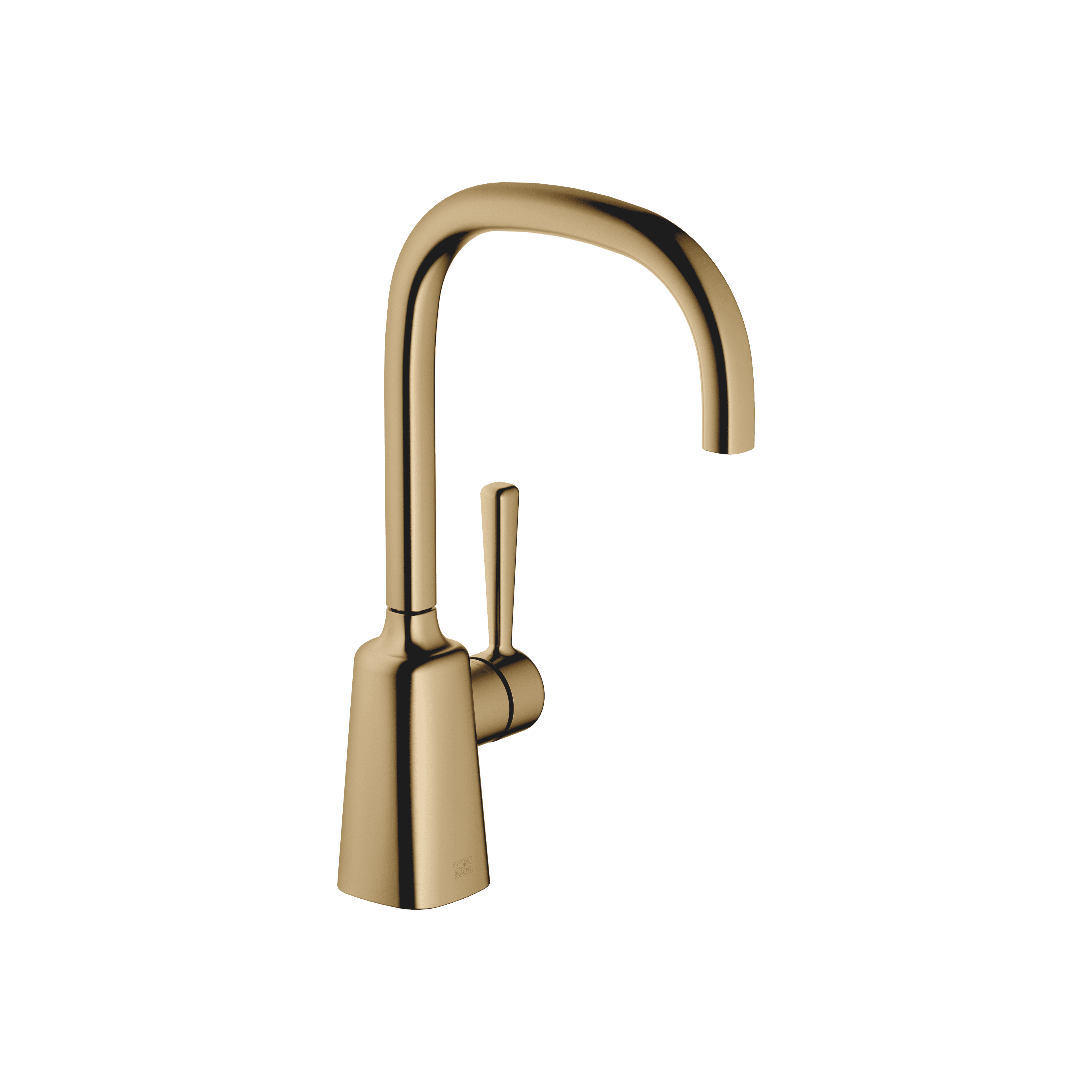 COYA Single-lever basin mixer without pop-up waste in Brushed Dark Brass (PVD)