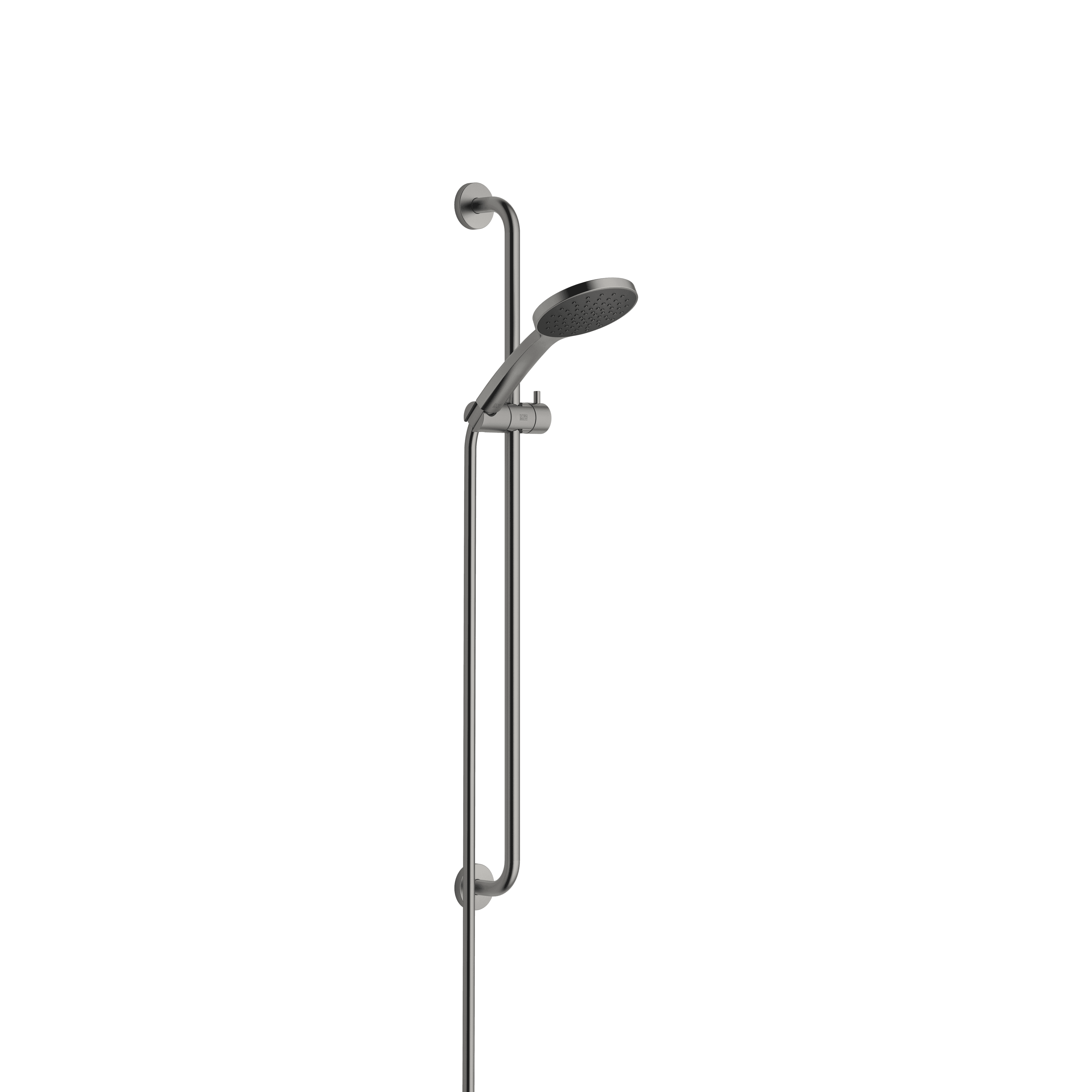 Shower set in Brushed Dark Platinum