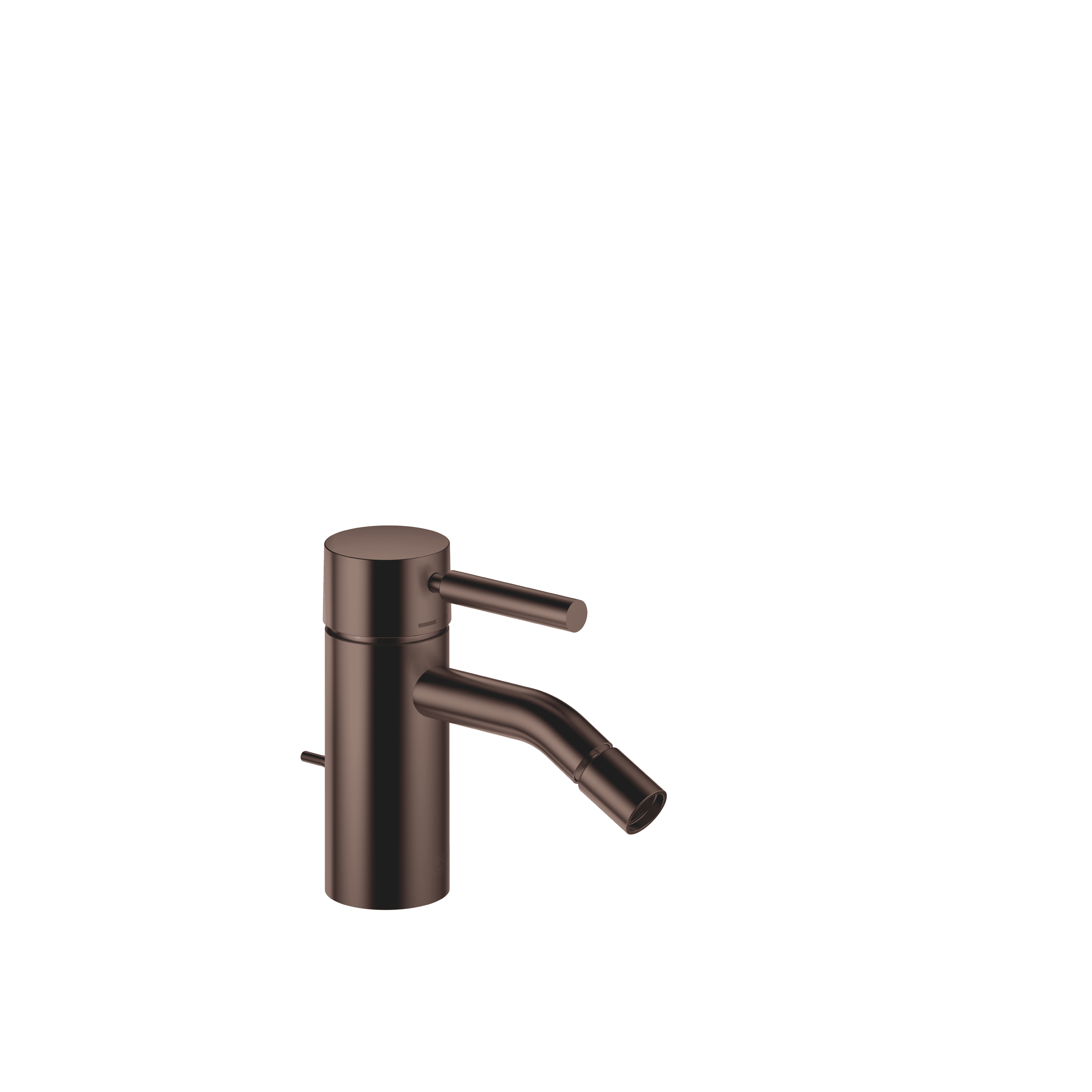 META Single-lever bidet mixer with pop-up waste in Brushed Dark Bronze (PVD)
