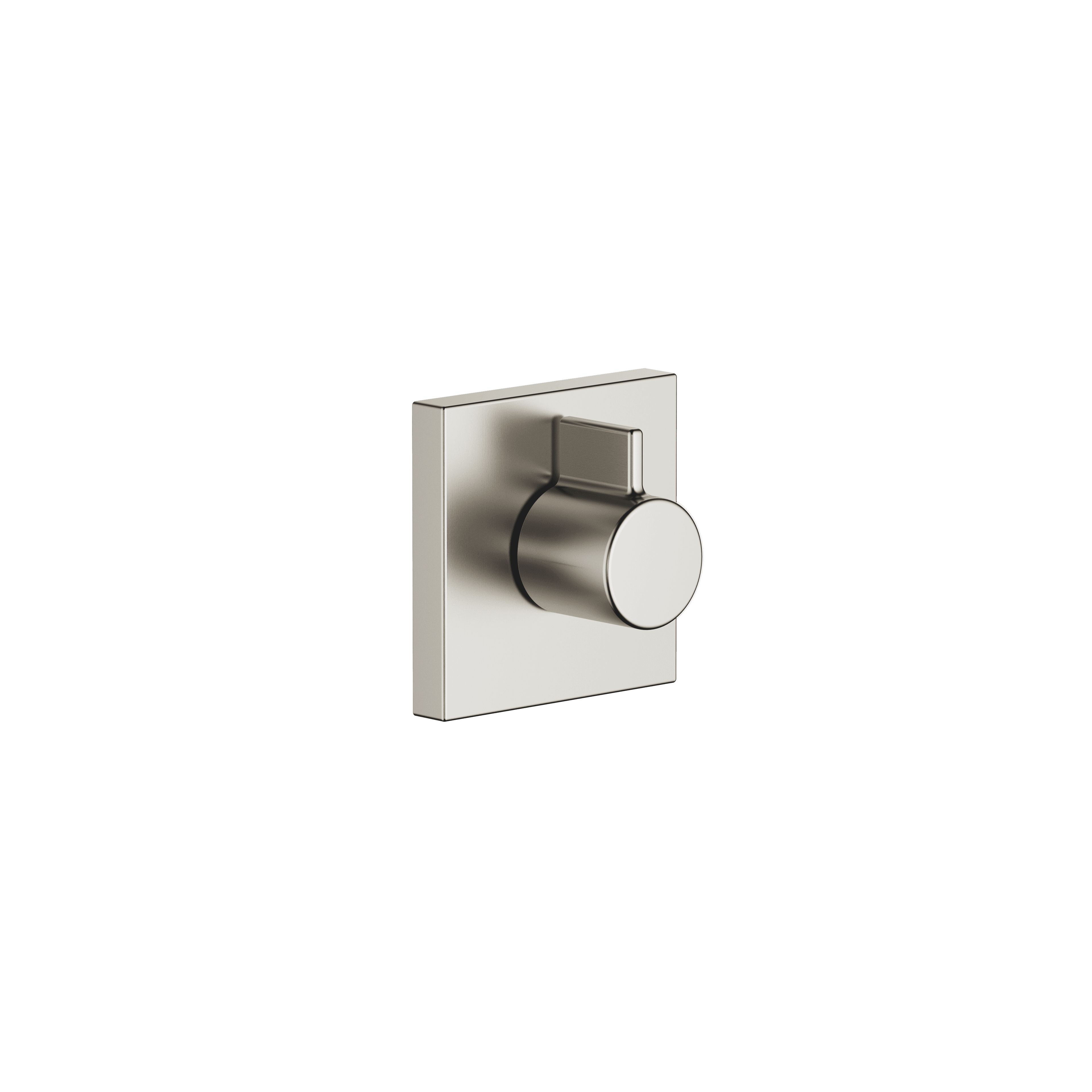 SYMETRICS Wall valve anti-clockwise closing 3/4" in Brushed Platinum