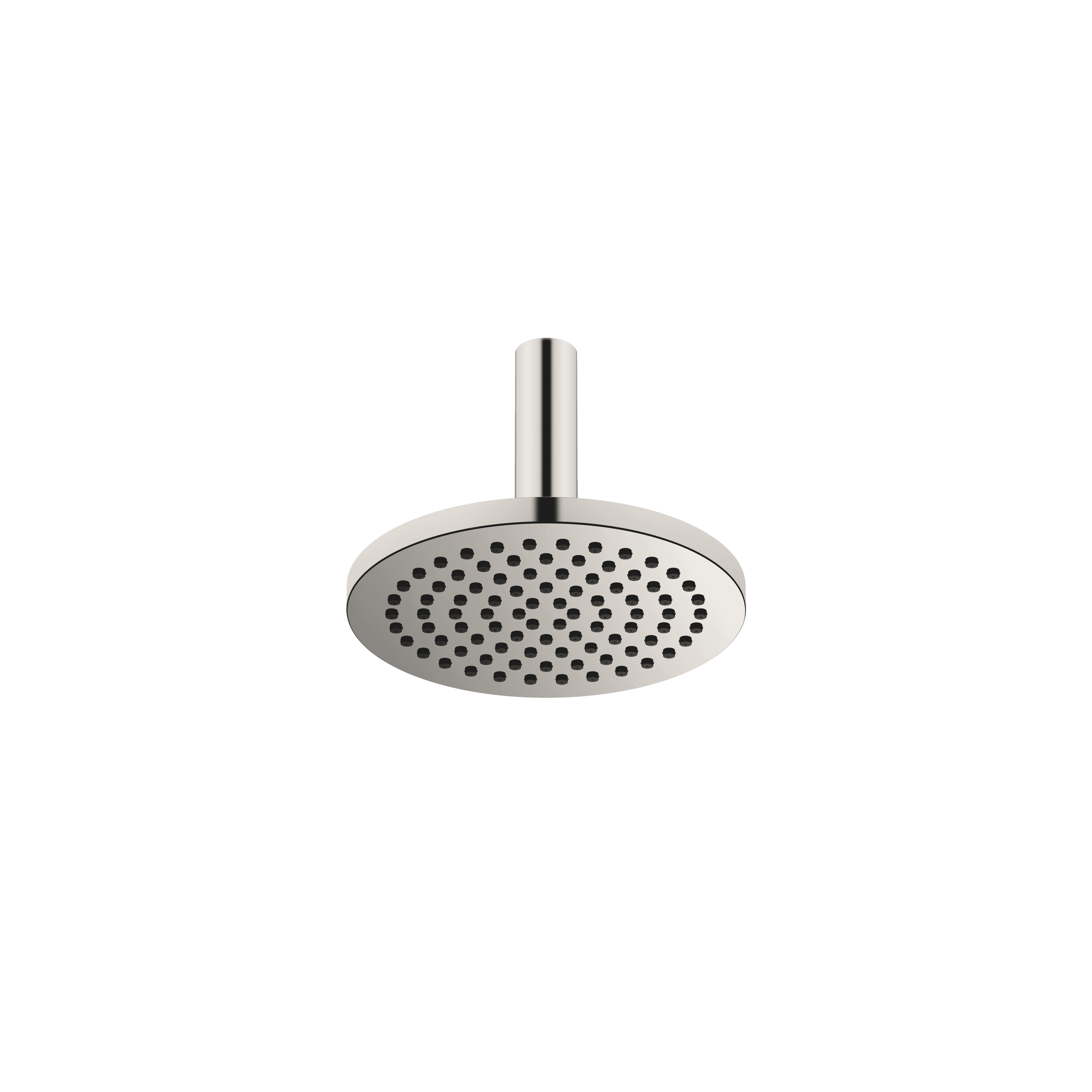 Rain shower with ceiling fixing FlowReduce 220 mm in Platinum