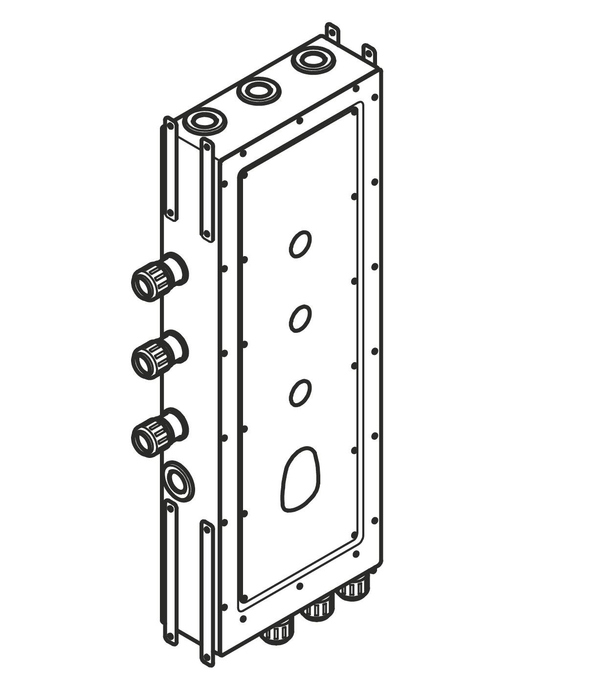 Drybox Thermostat module with 3 valves - in Standard finish