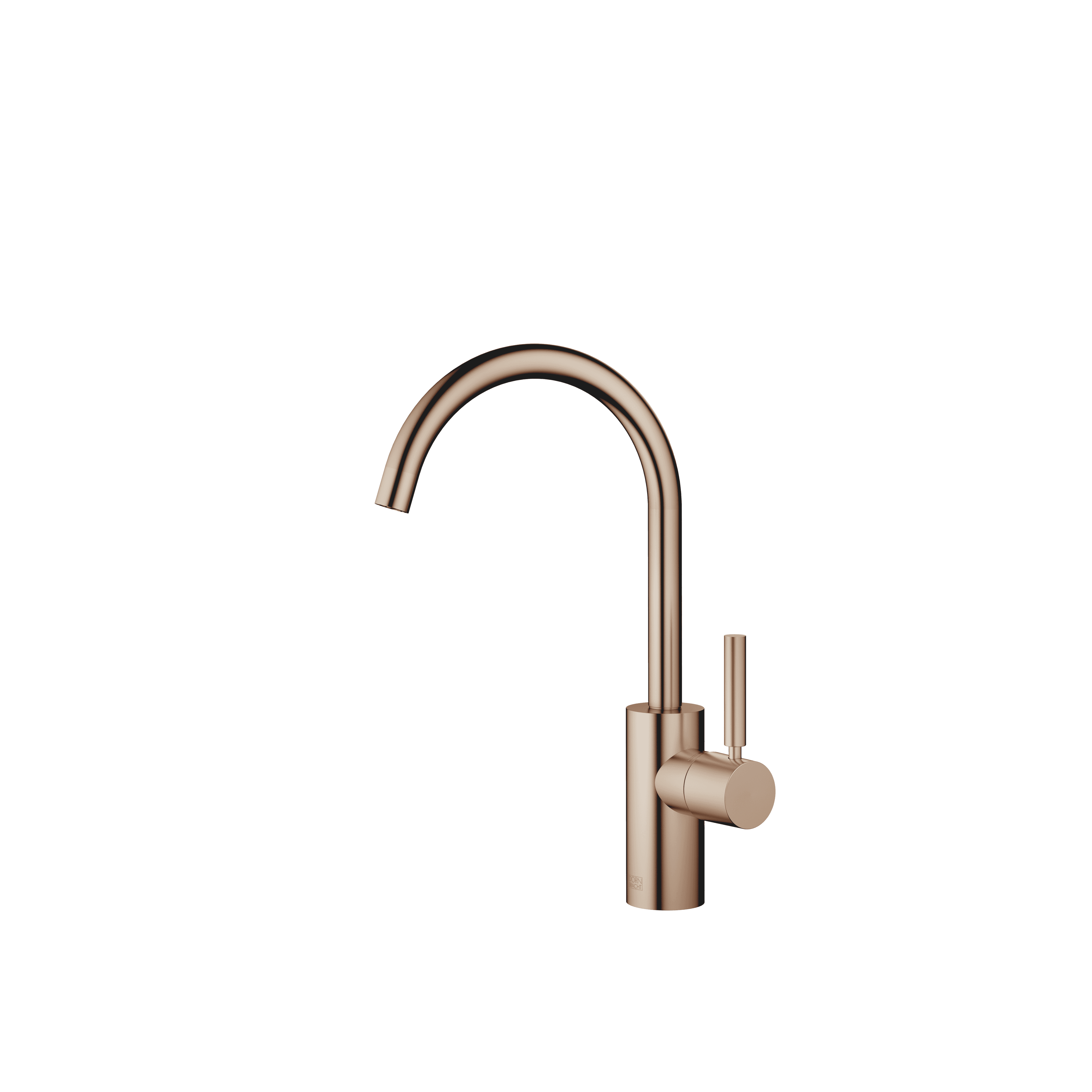 META Single-lever basin mixer without pop-up waste in Brushed Bronze (PVD)