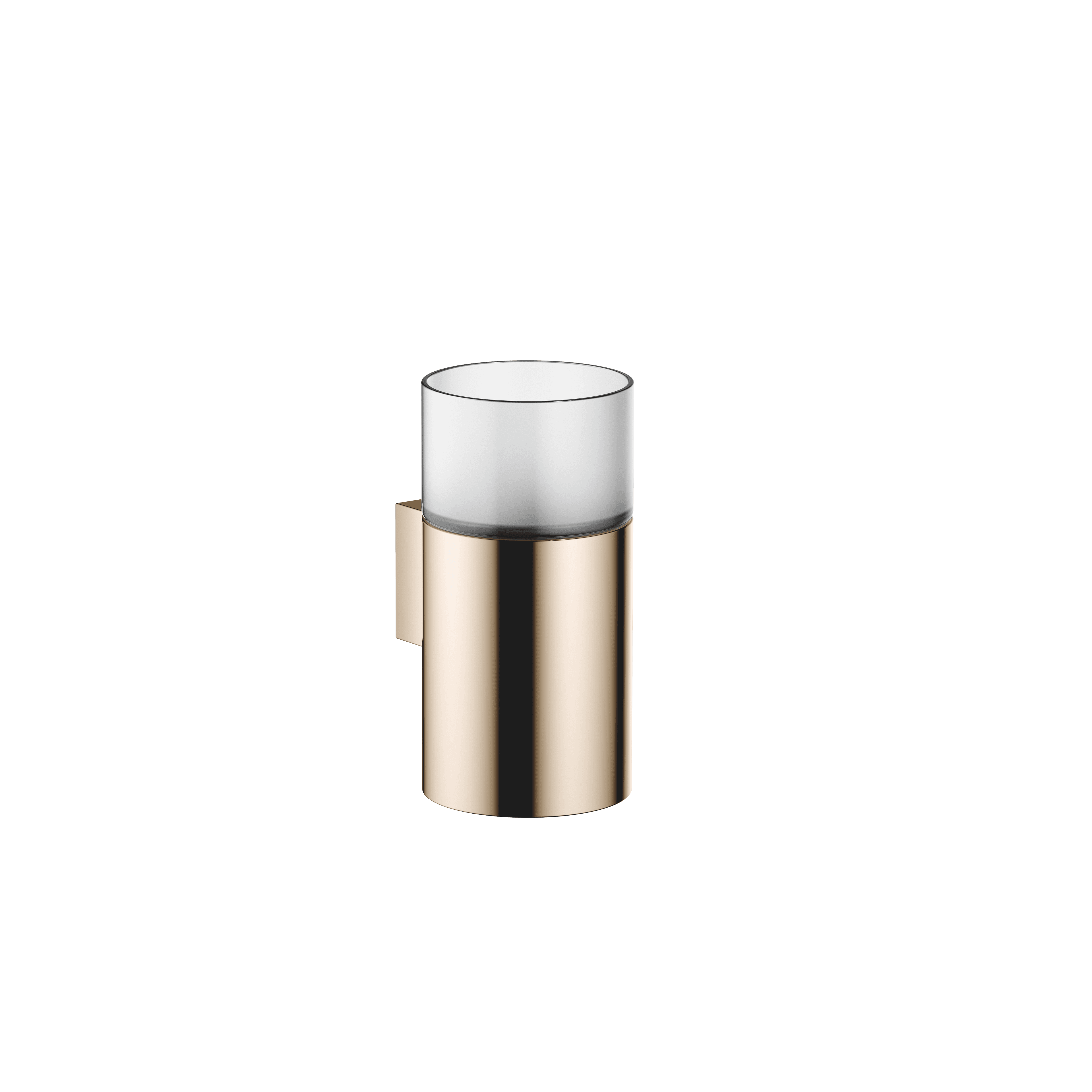 Tumbler holder wall model in Light Gold (PVD)