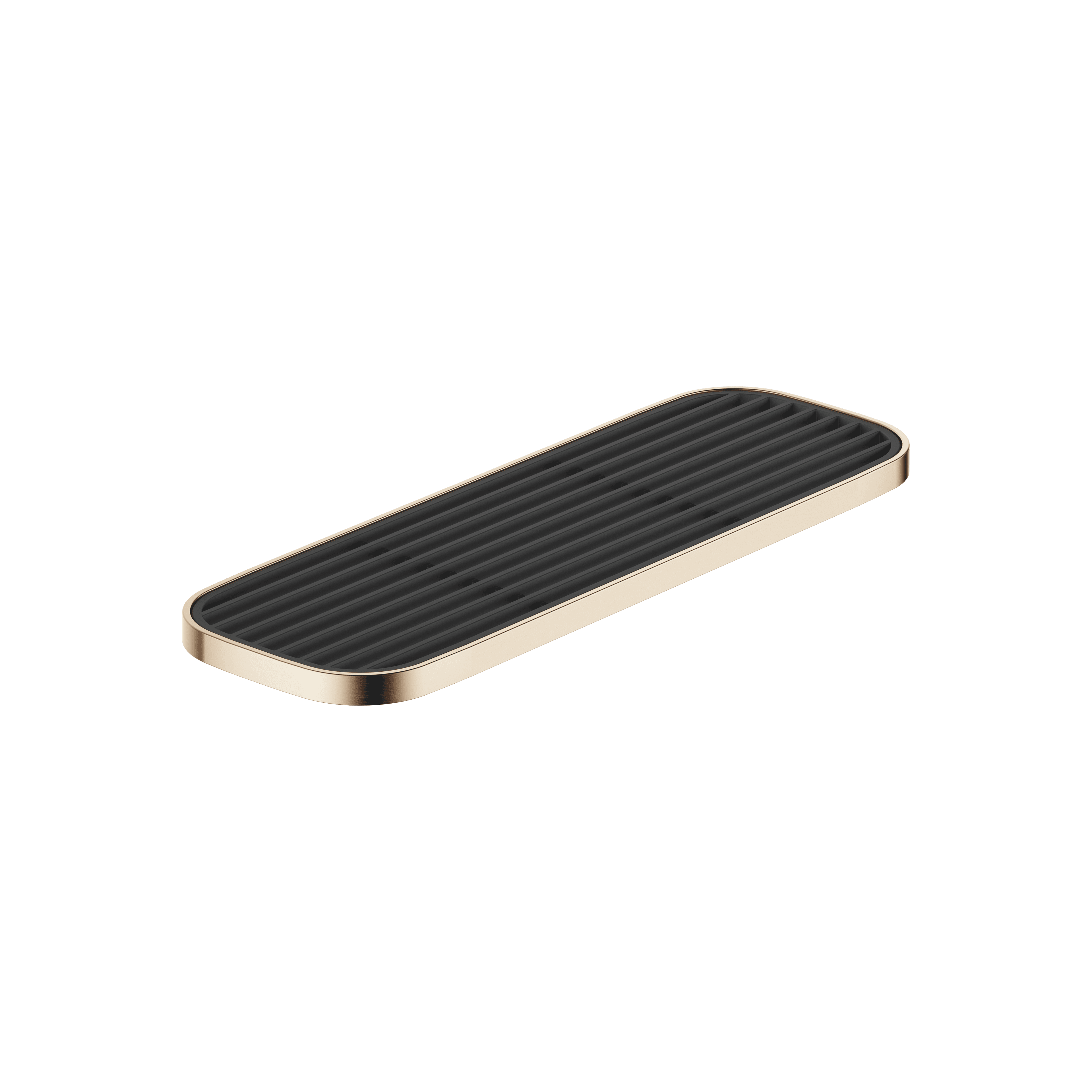 Shelf wall model in Brushed Light Gold (PVD)