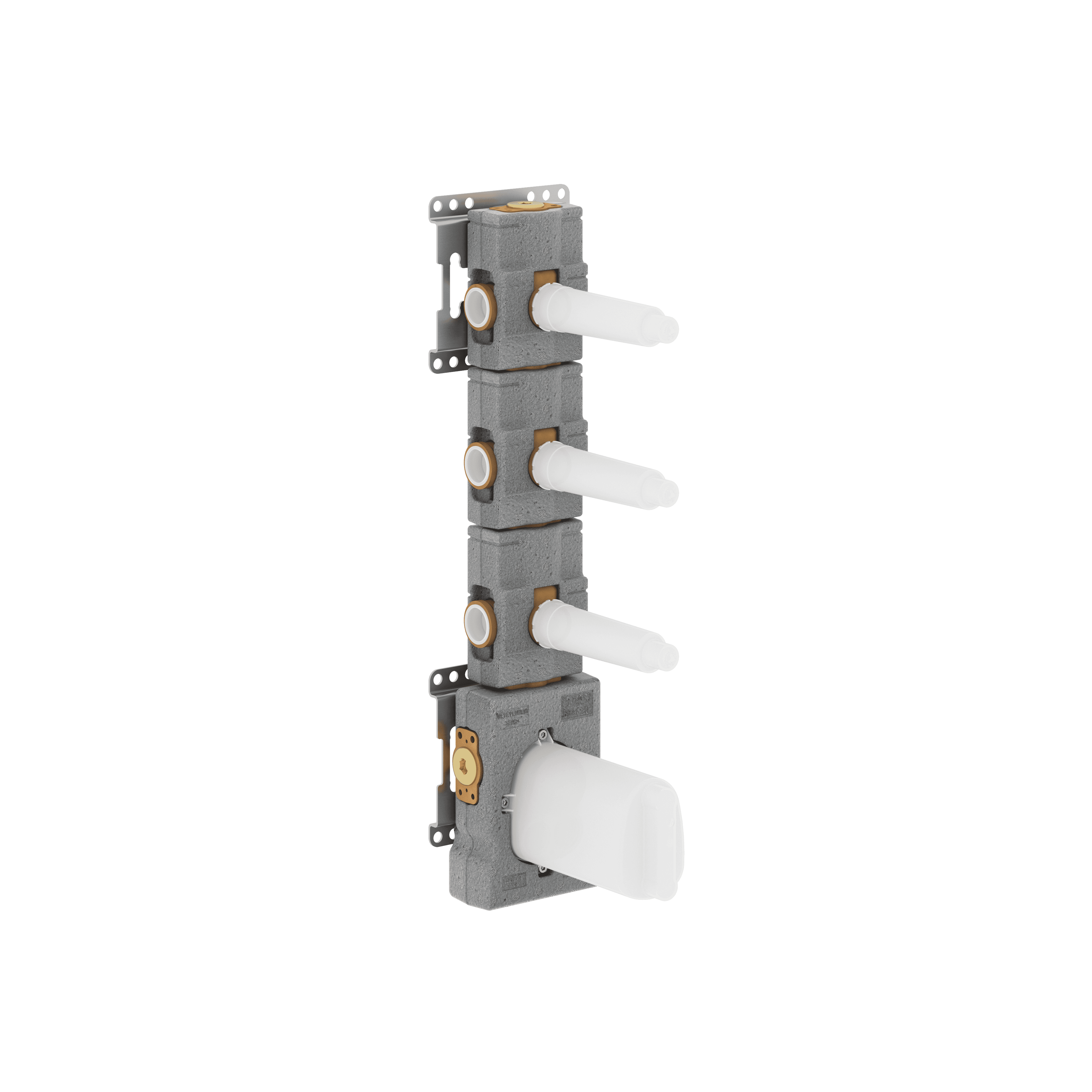 xTOOL Concealed thermostat module with 3 valves - in Standard finish